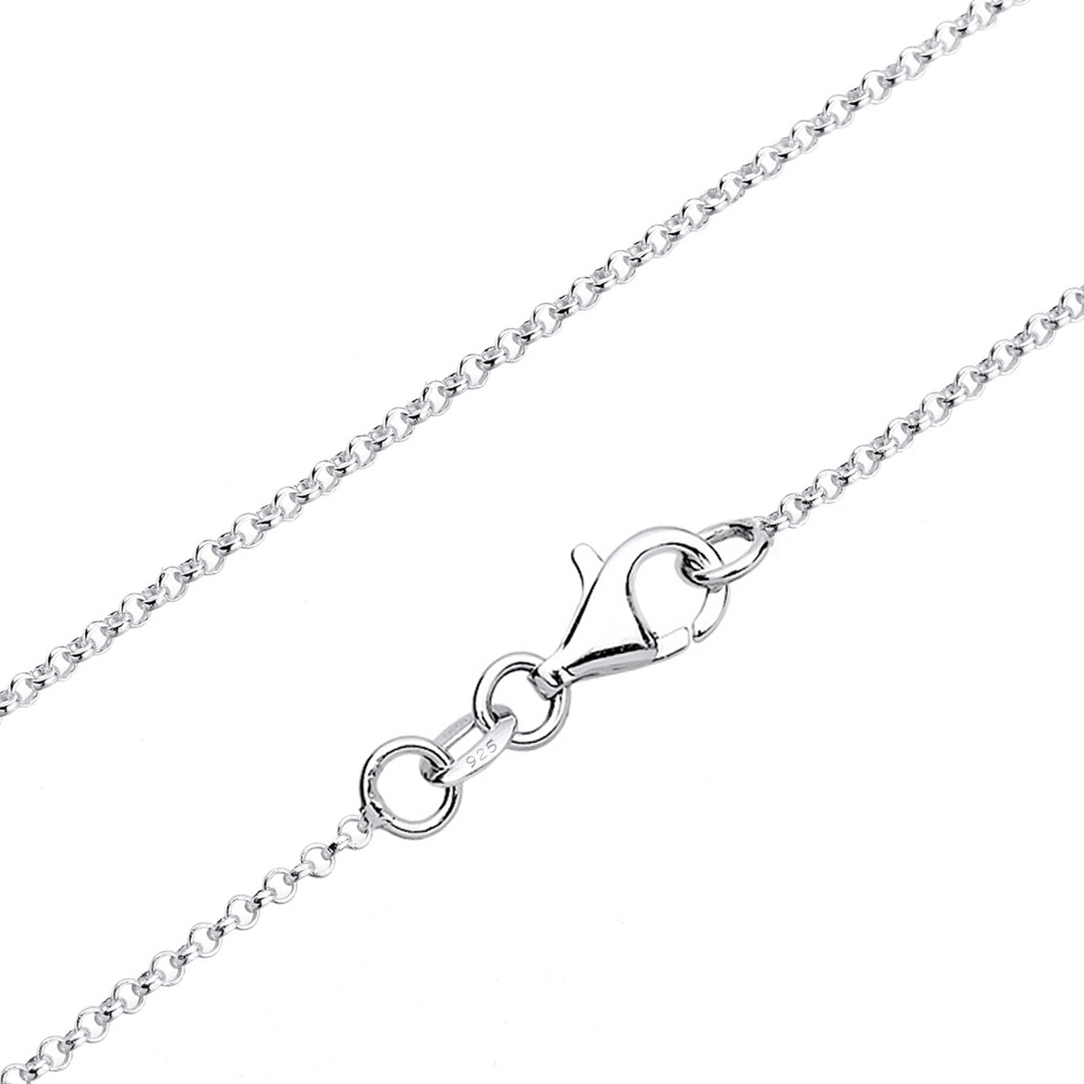 Silber - Elli | Schmuckset  Geo | Kristall ( Weiß ) | 925er Sterling Silber