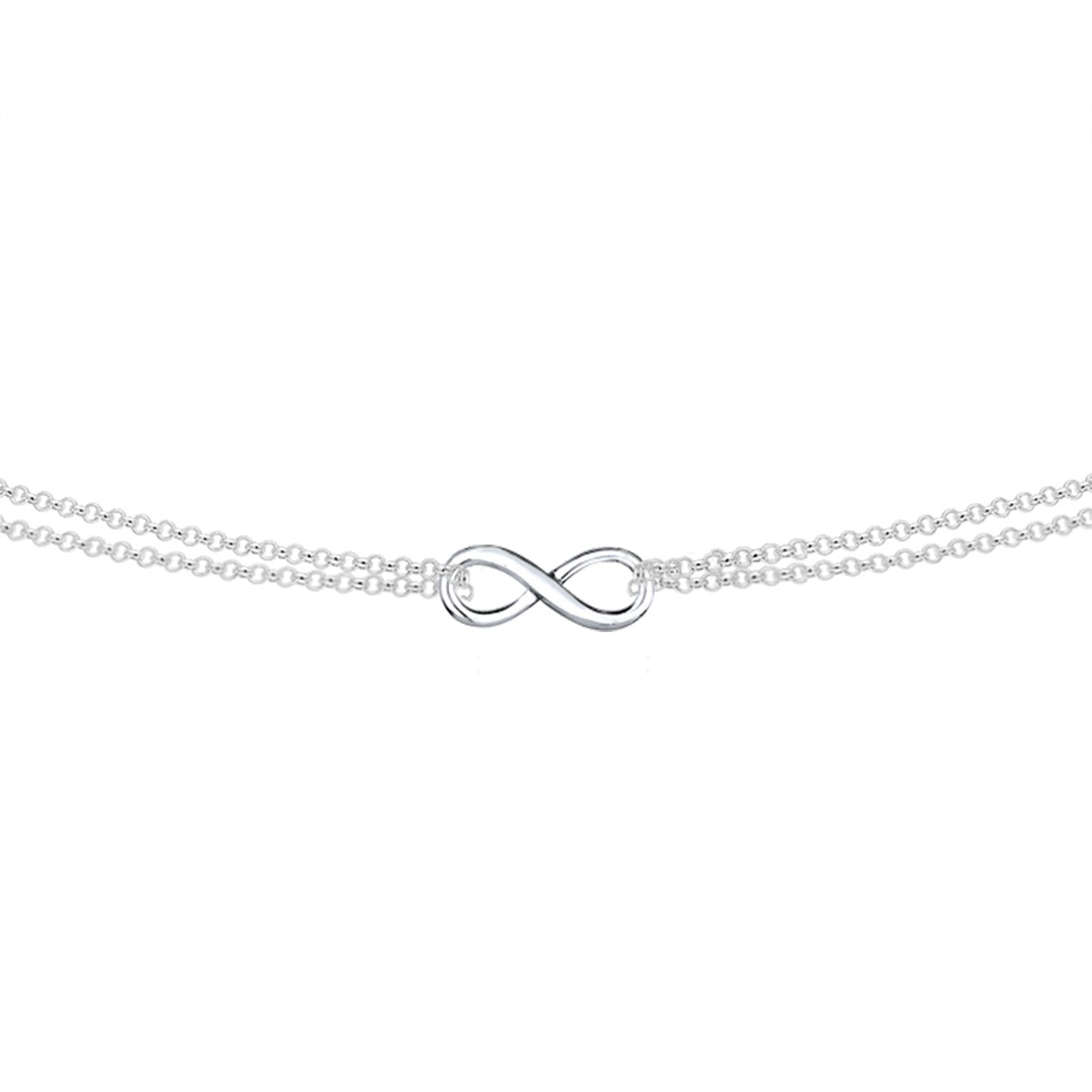 Silber - Elli | Choker Infinity | 925er Sterling Silber