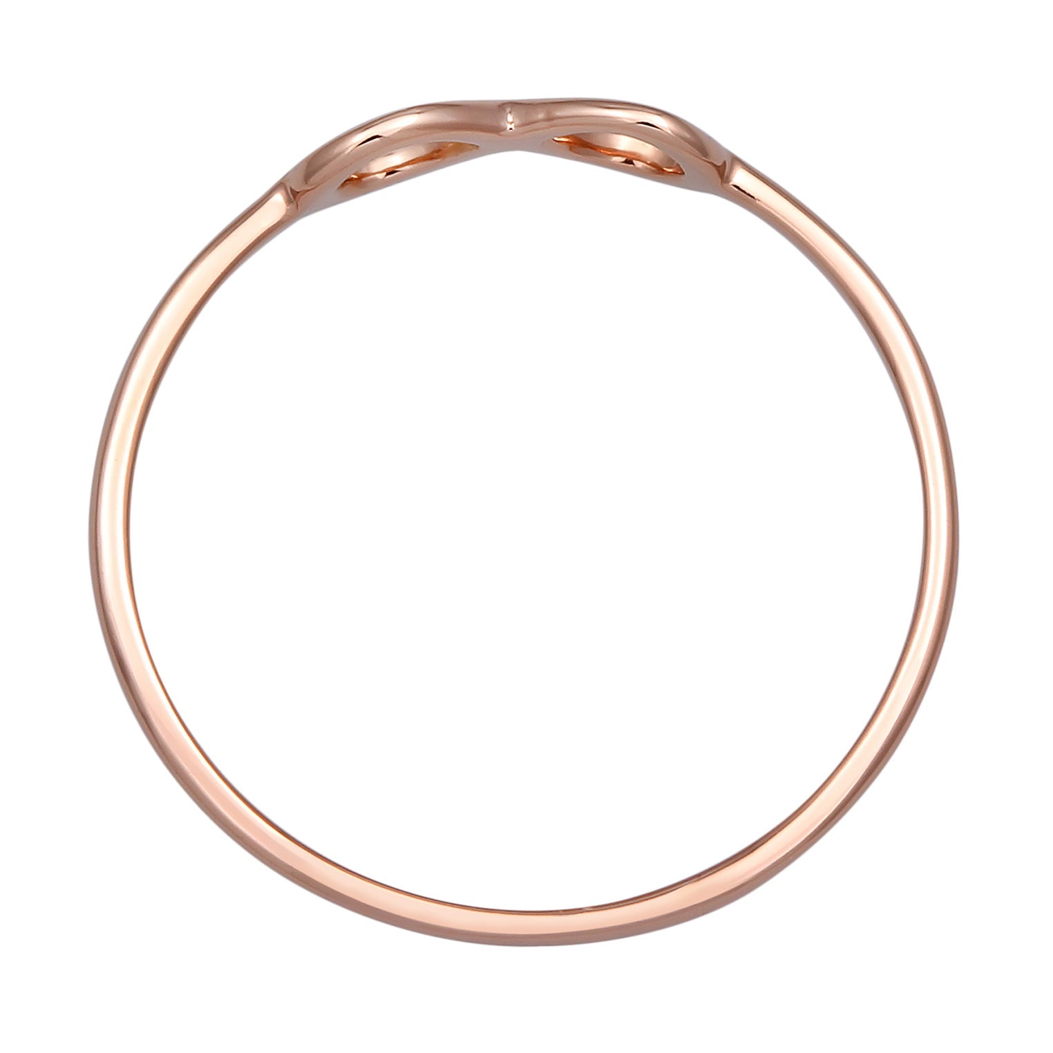 Roségold - Elli PREMIUM | Ring Infinity | 750 Roségold
