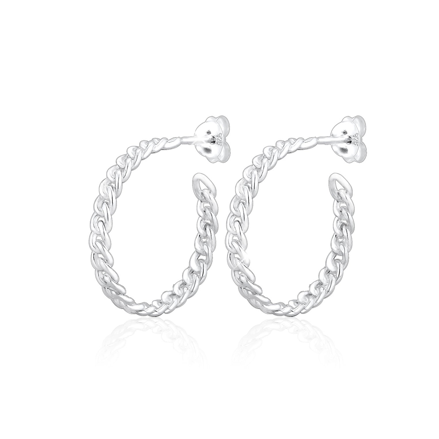 Silber - Elli | Creole | 925er Sterling Silber