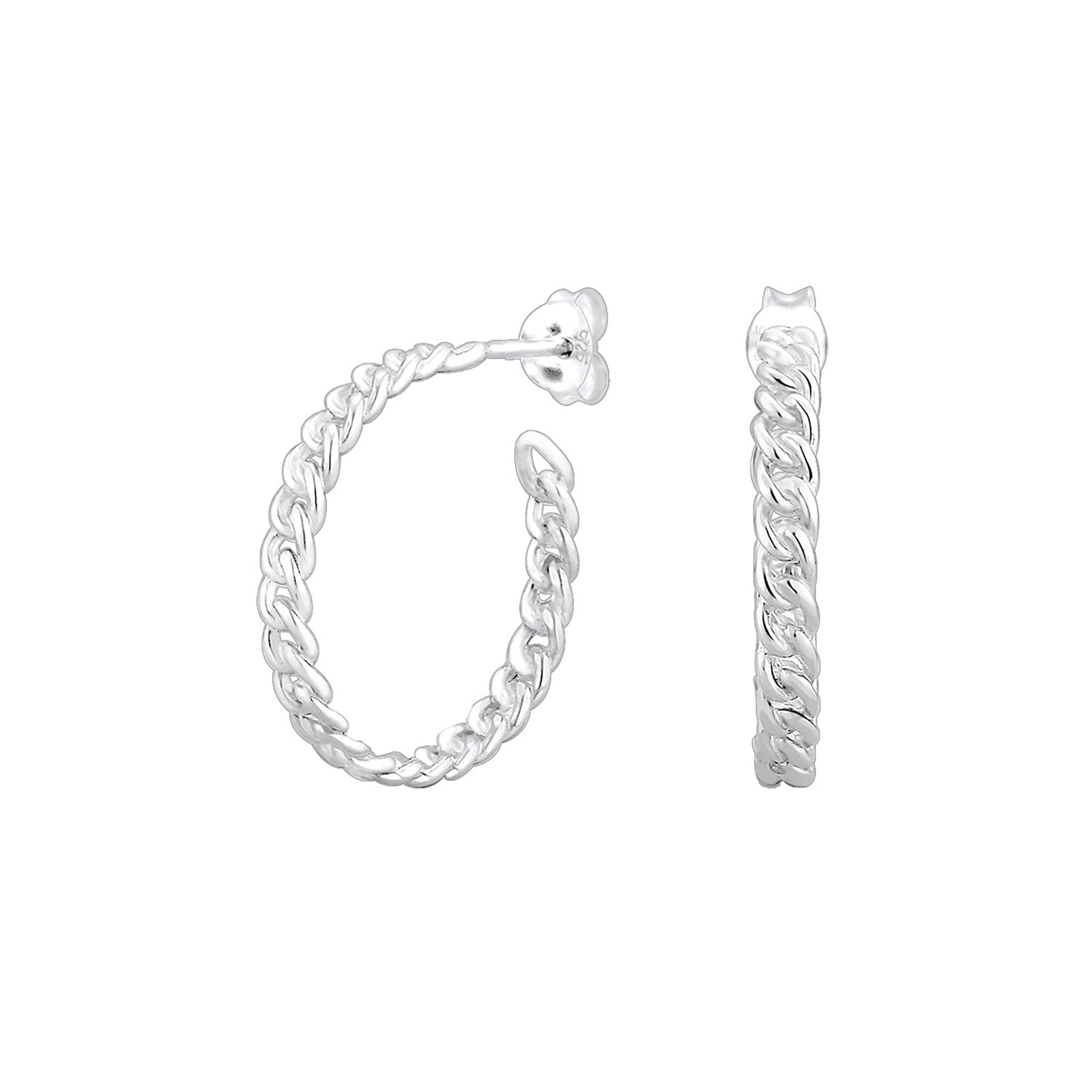 Silber - Elli | Creole | 925er Sterling Silber