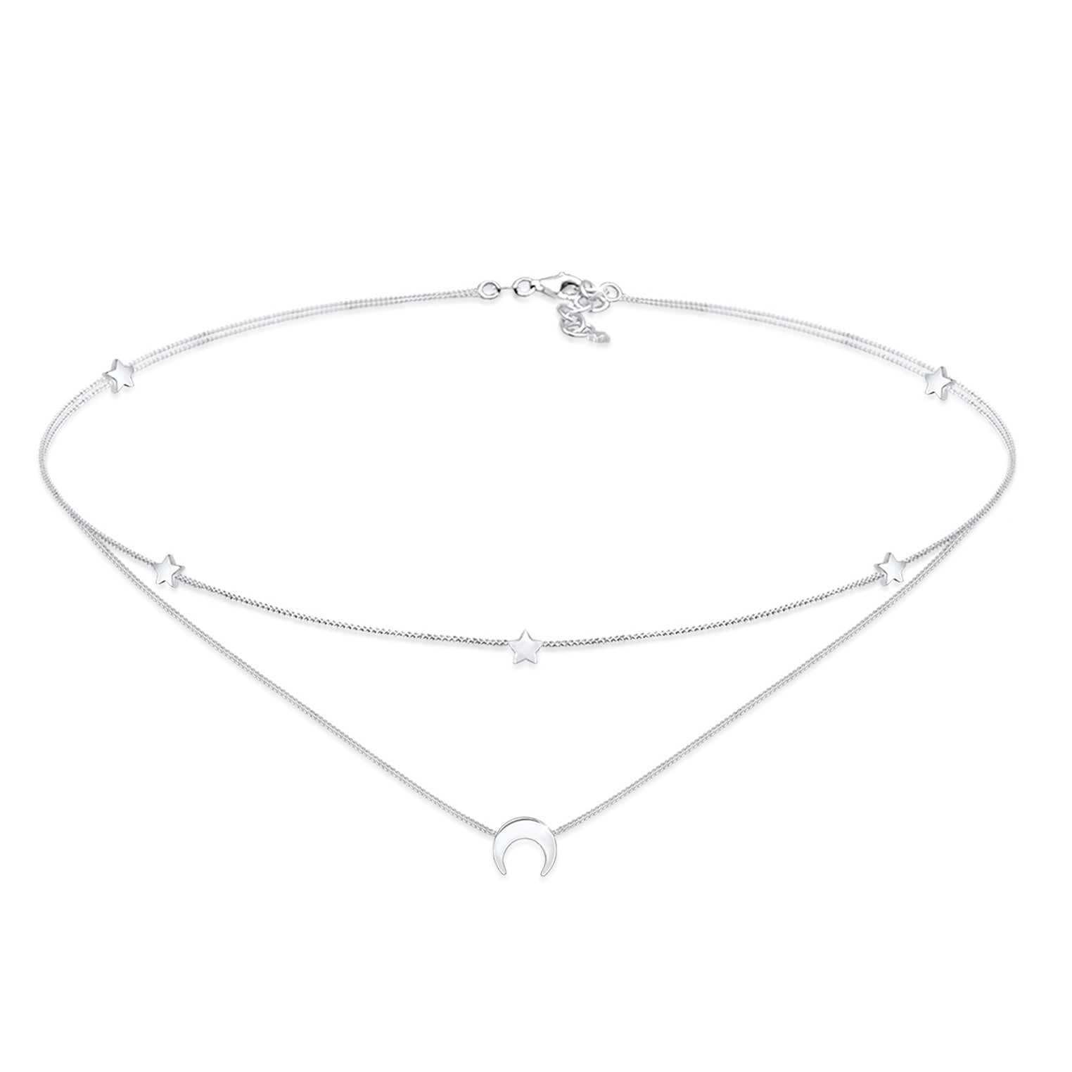 Silber - Elli | Layer-Choker Astro | 925er Sterling Silber