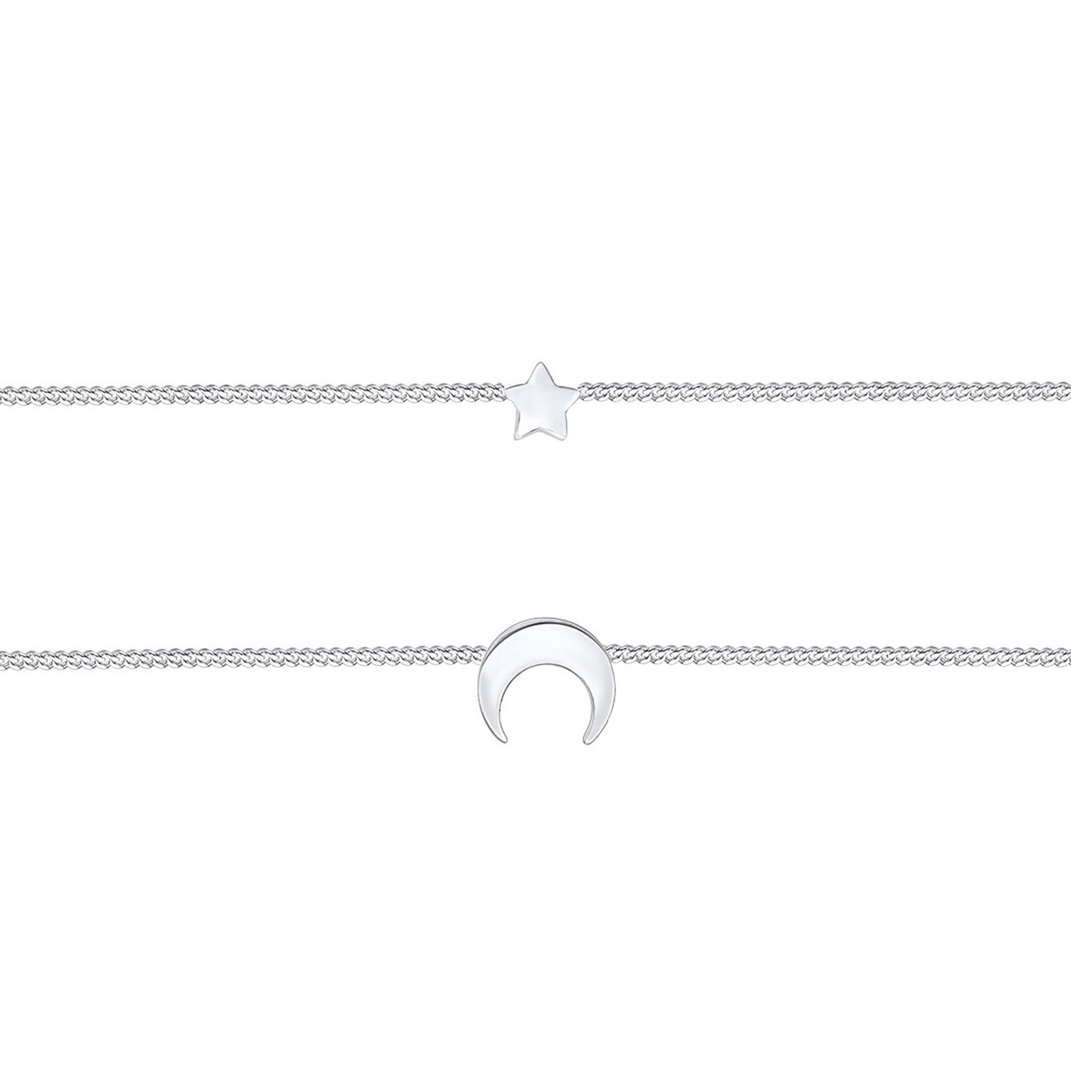 Silber - Elli | Layer-Choker Astro | 925er Sterling Silber