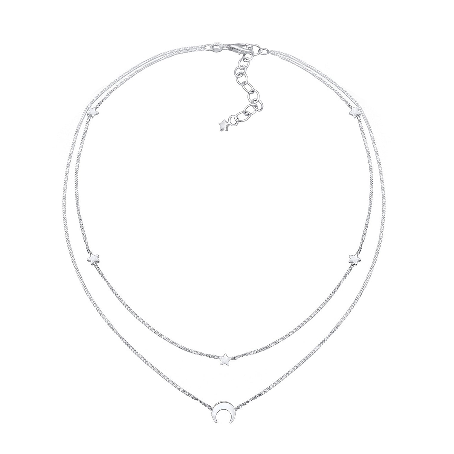 Silber - Elli | Layer-Choker Astro | 925er Sterling Silber