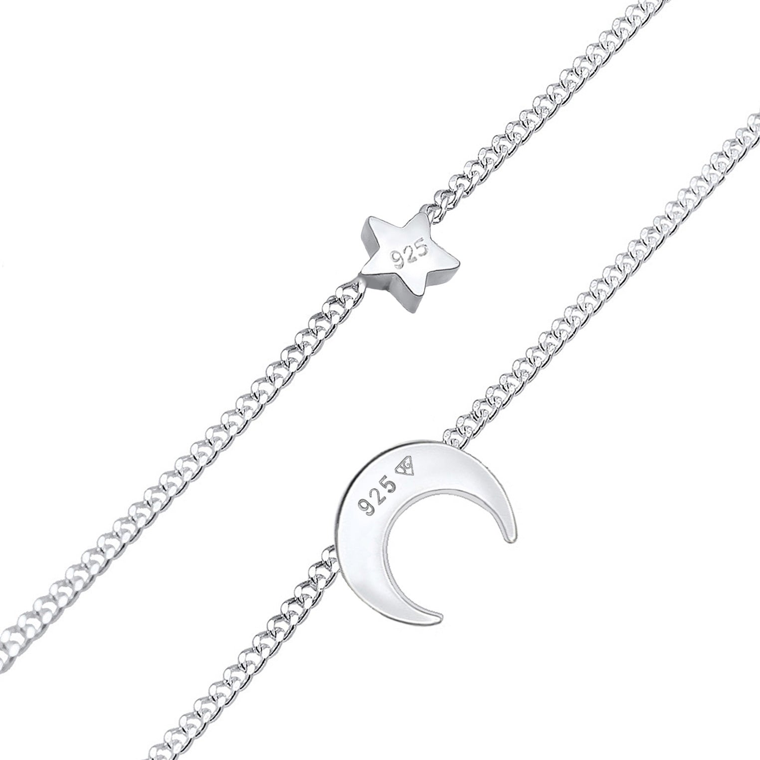 Silber - Elli | Layer-Choker Astro | 925er Sterling Silber