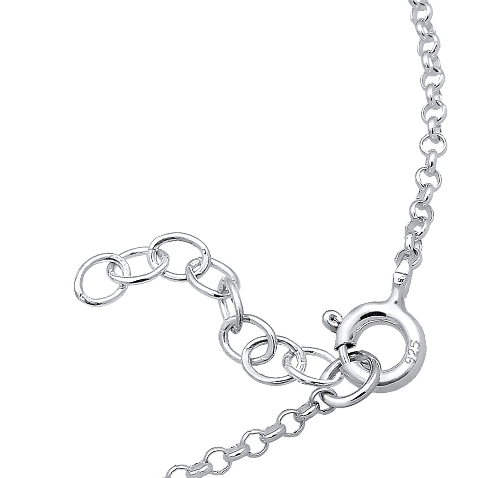 Silber - Elli | Armband | Kristall ( Weiß ) | 925er Sterling Silber