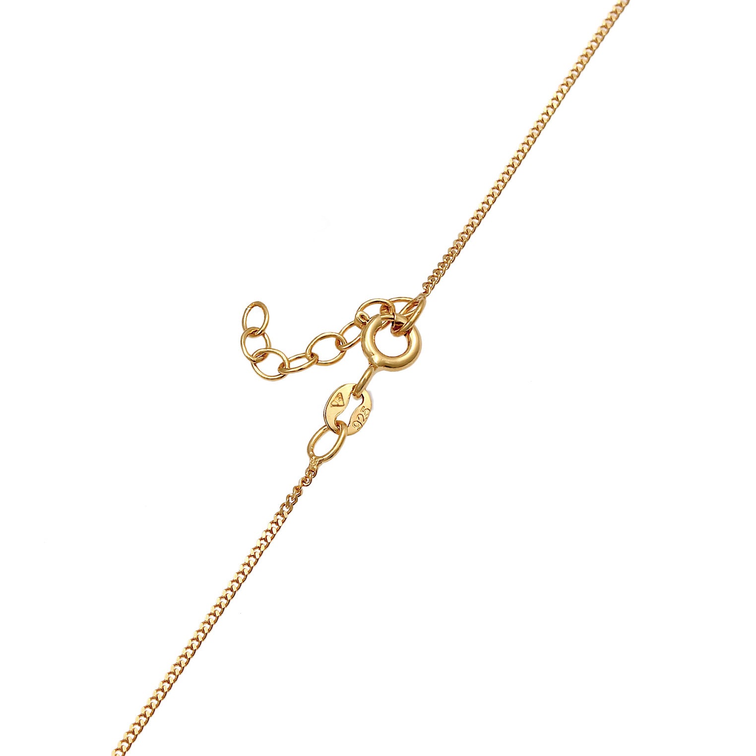 Gold - Elli | Halskette Eis | Emaille | 925 Sterling Silber vergoldet