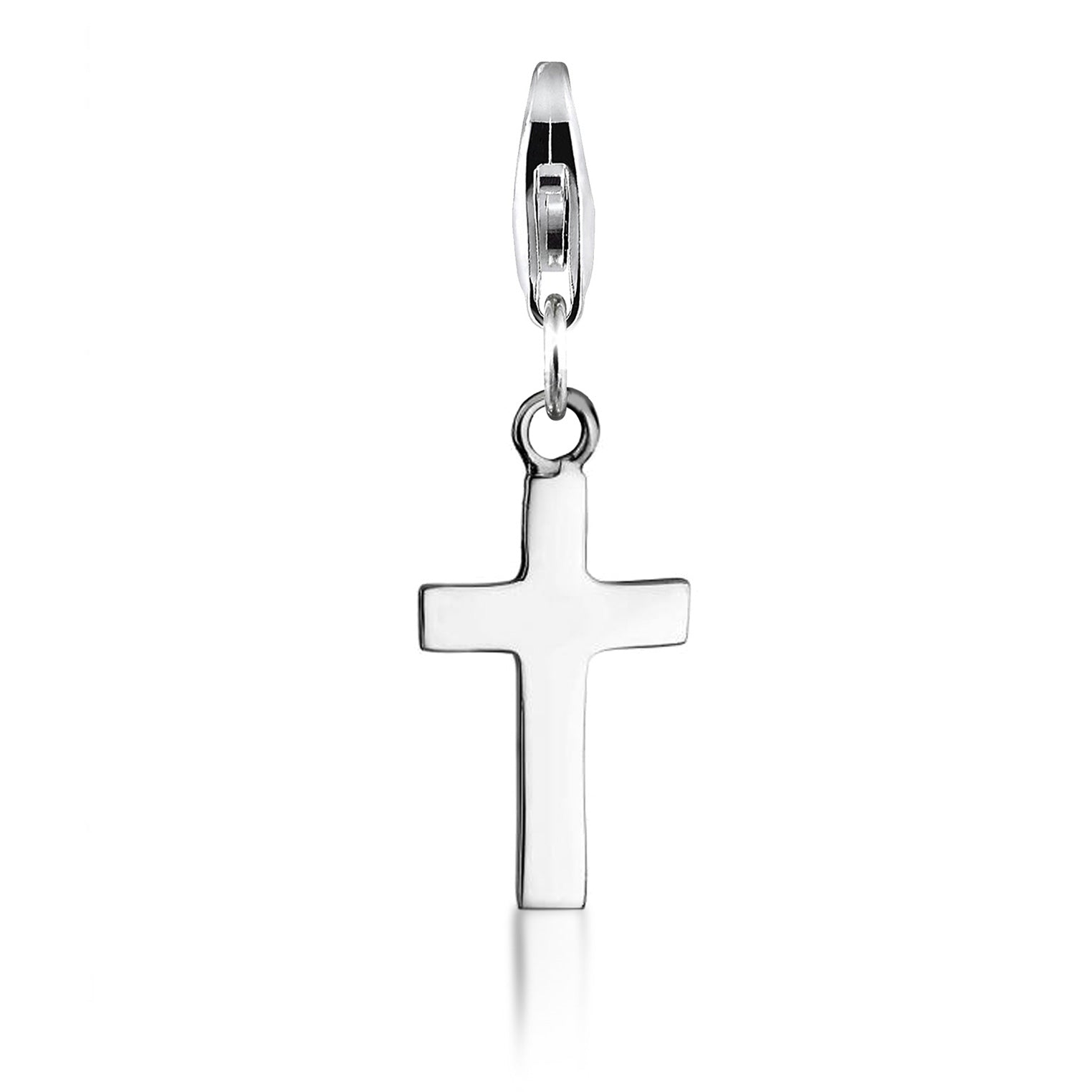 Silber - Nenalina | Charm Kreuz | 925er Sterling Silber