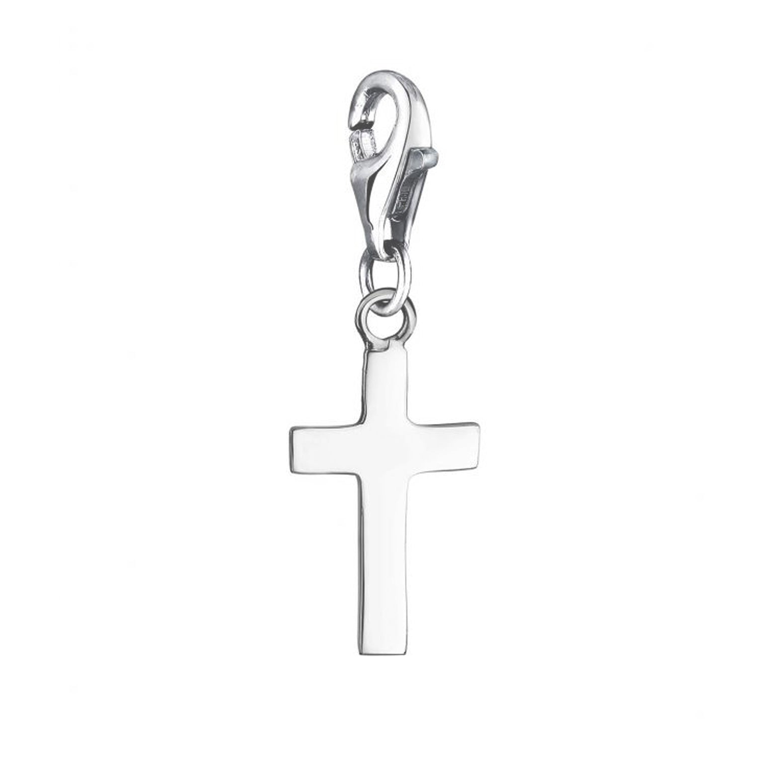 Silber - Nenalina | Charm Kreuz | 925er Sterling Silber