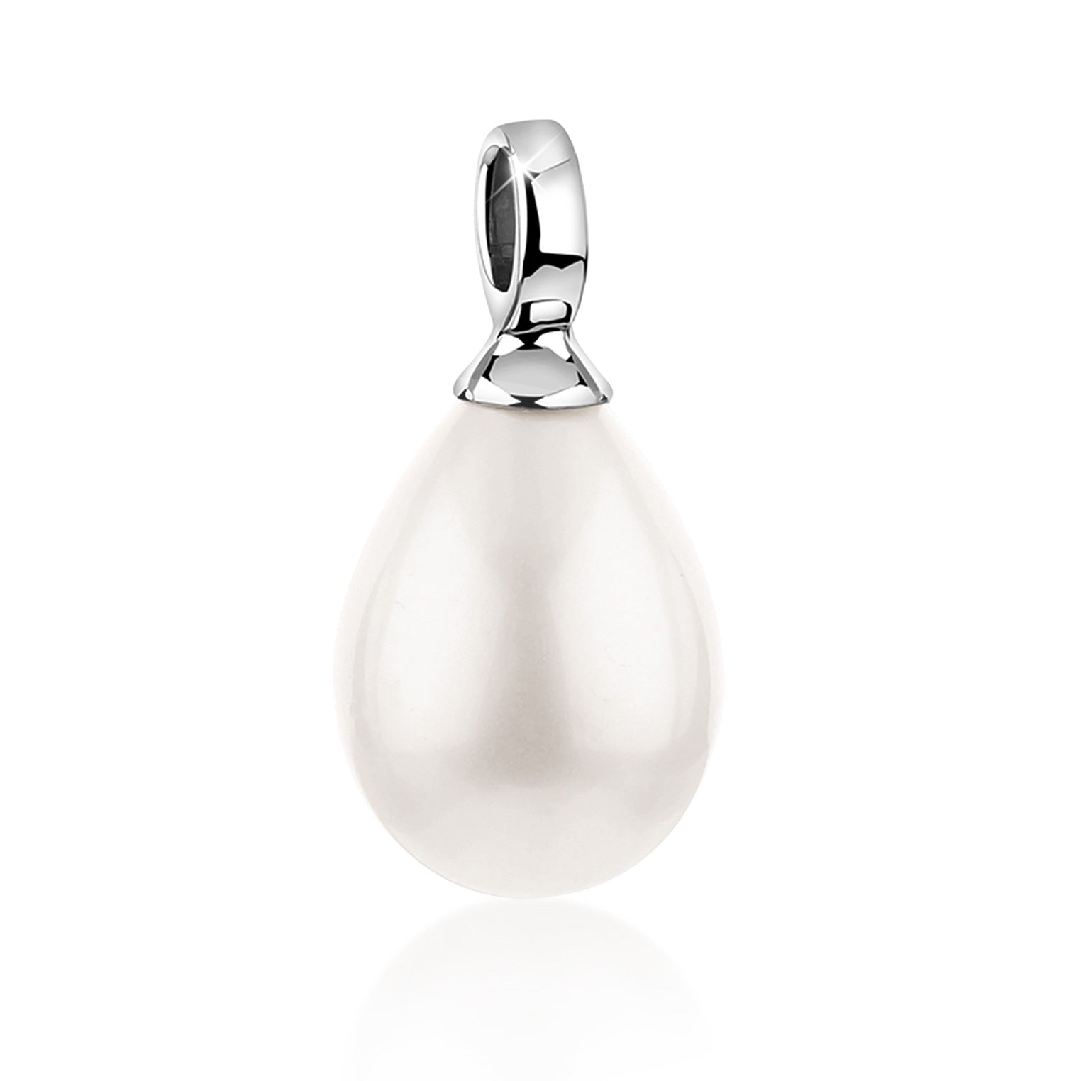 Silber - Nenalina | Anhänger | Perle | 925er Sterling Silber