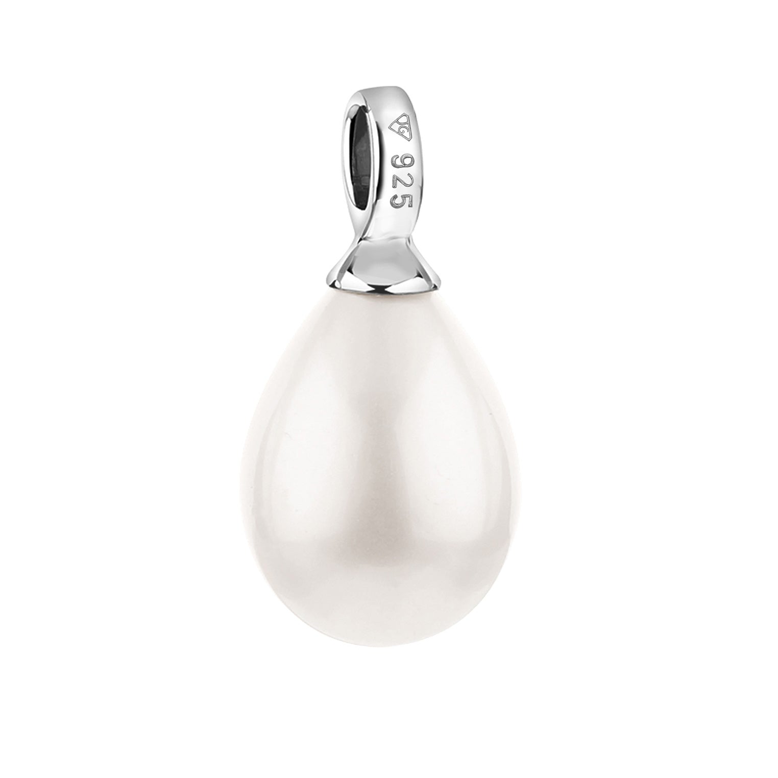 Silber - Nenalina | Anhänger | Perle | 925er Sterling Silber