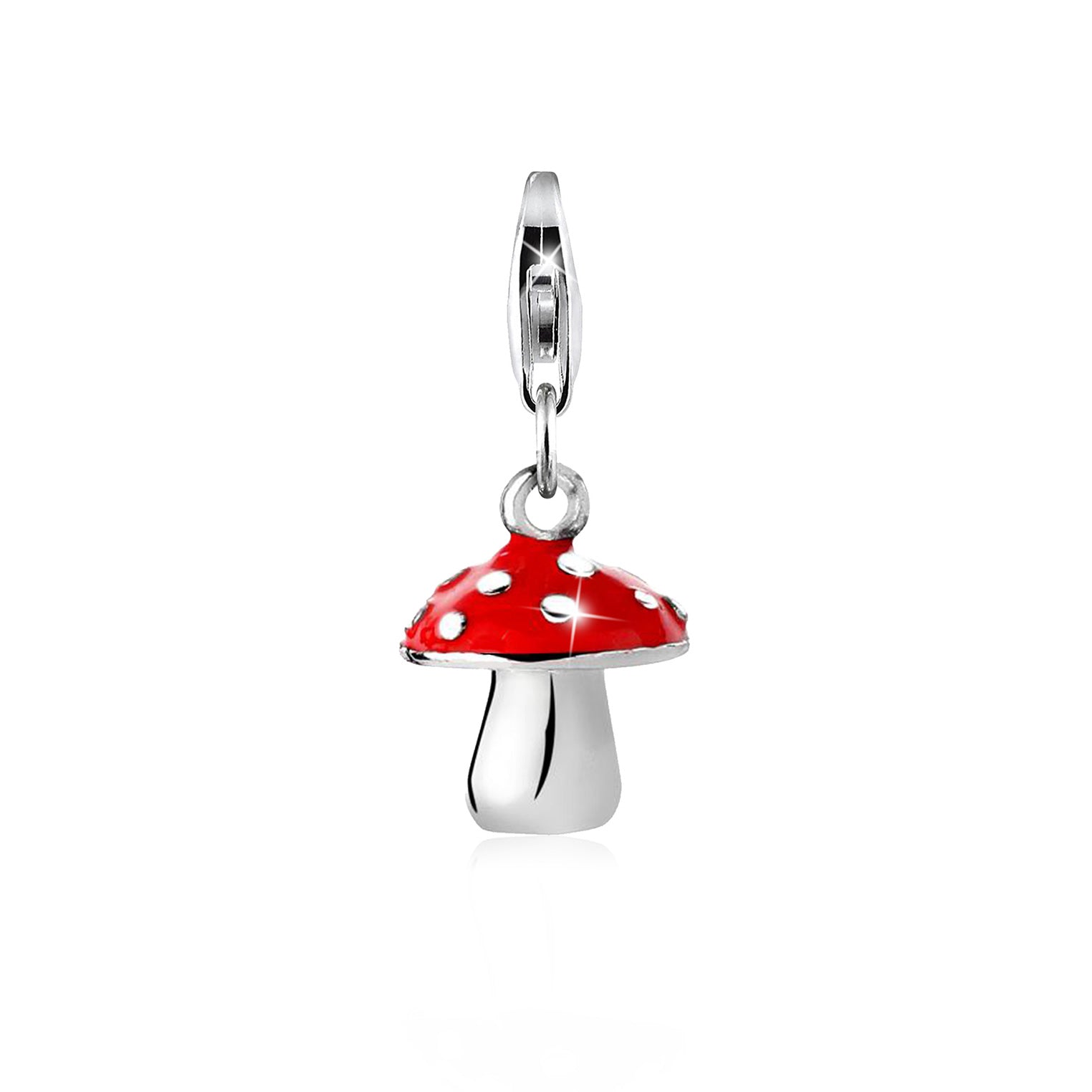 Silber - Nenalina | Charm Fliegenpilz | 925er Sterling Silber