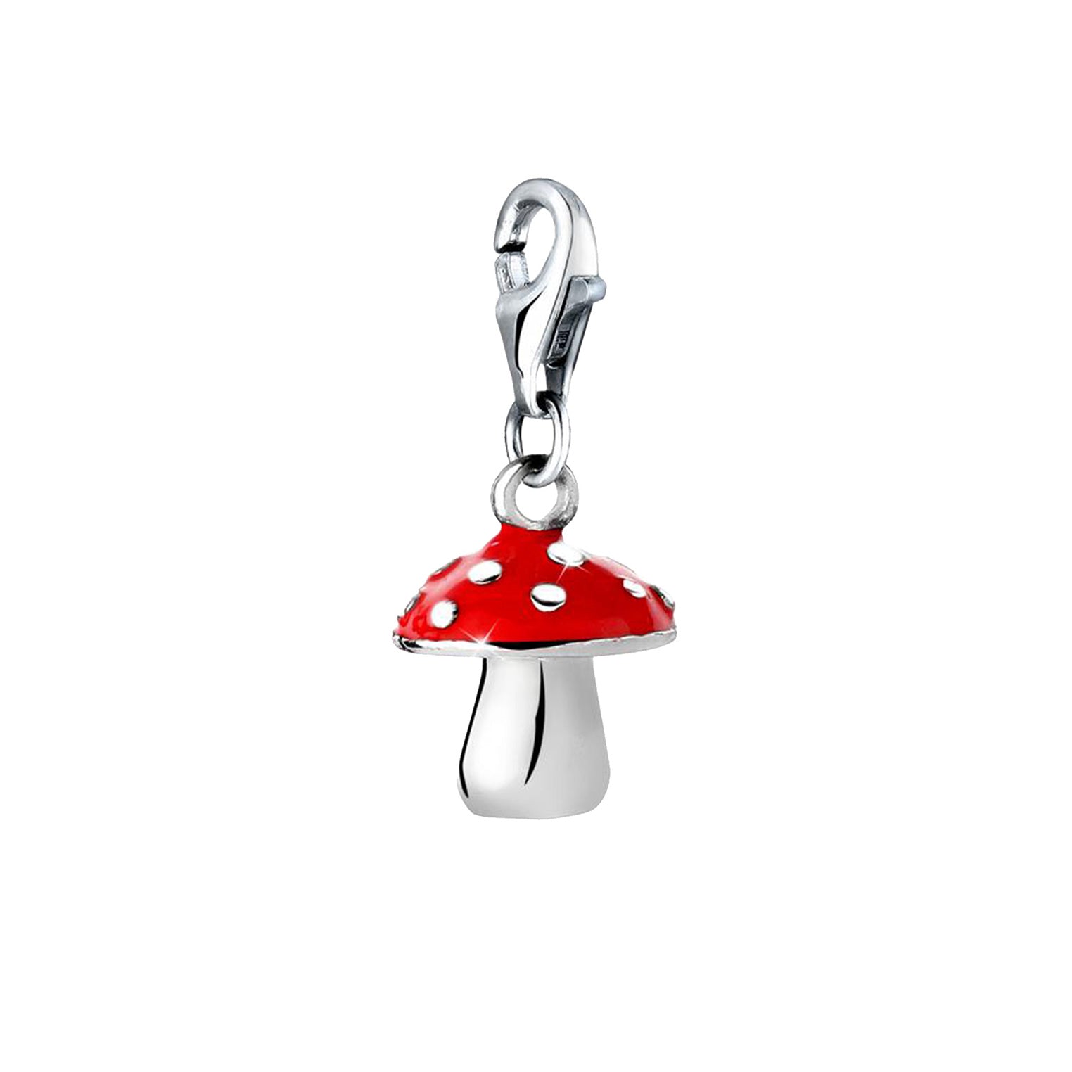 Silber - Nenalina | Charm Fliegenpilz | 925er Sterling Silber