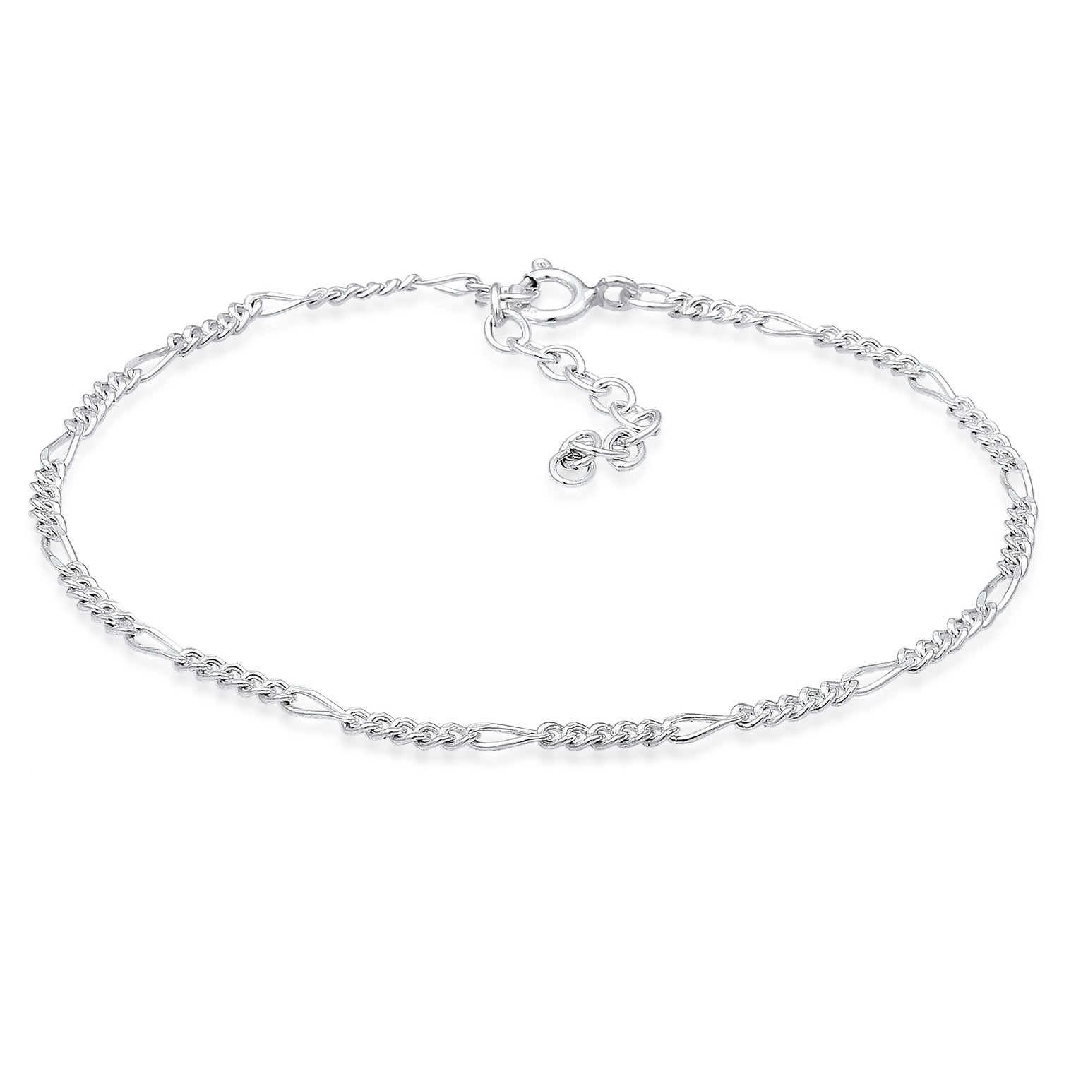 Silber - Elli | Figaro-Gliederarmband | 925er Sterling Silber