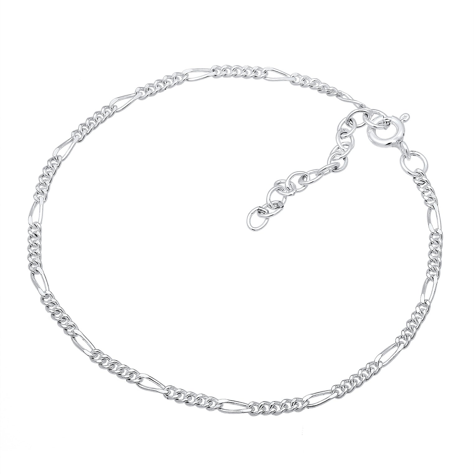 Silber - Elli | Figaro-Gliederarmband | 925er Sterling Silber