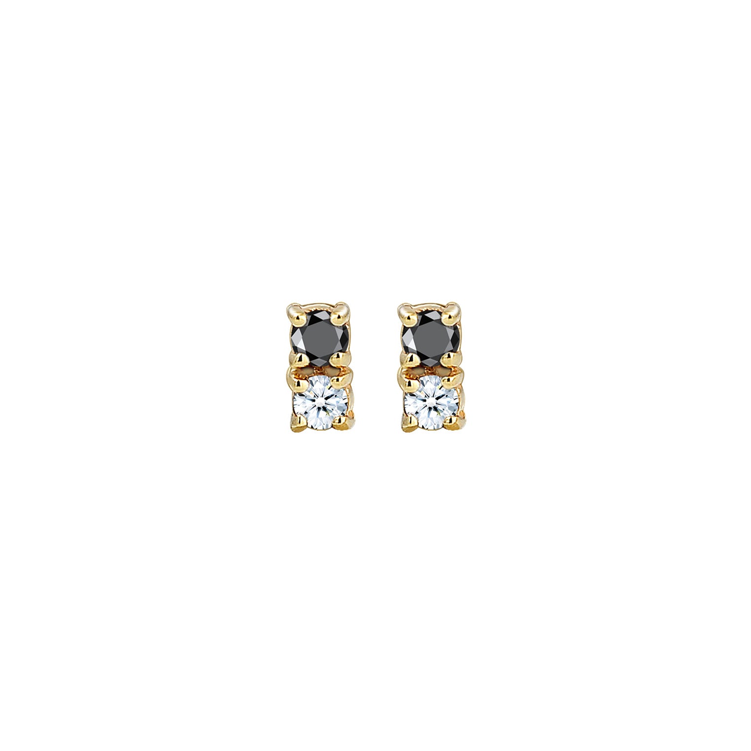 Gold - Elli DIAMONDS | Ohrstecker | Diamant ( Weiß, 0,12 ct ) | 375 Gelbgold