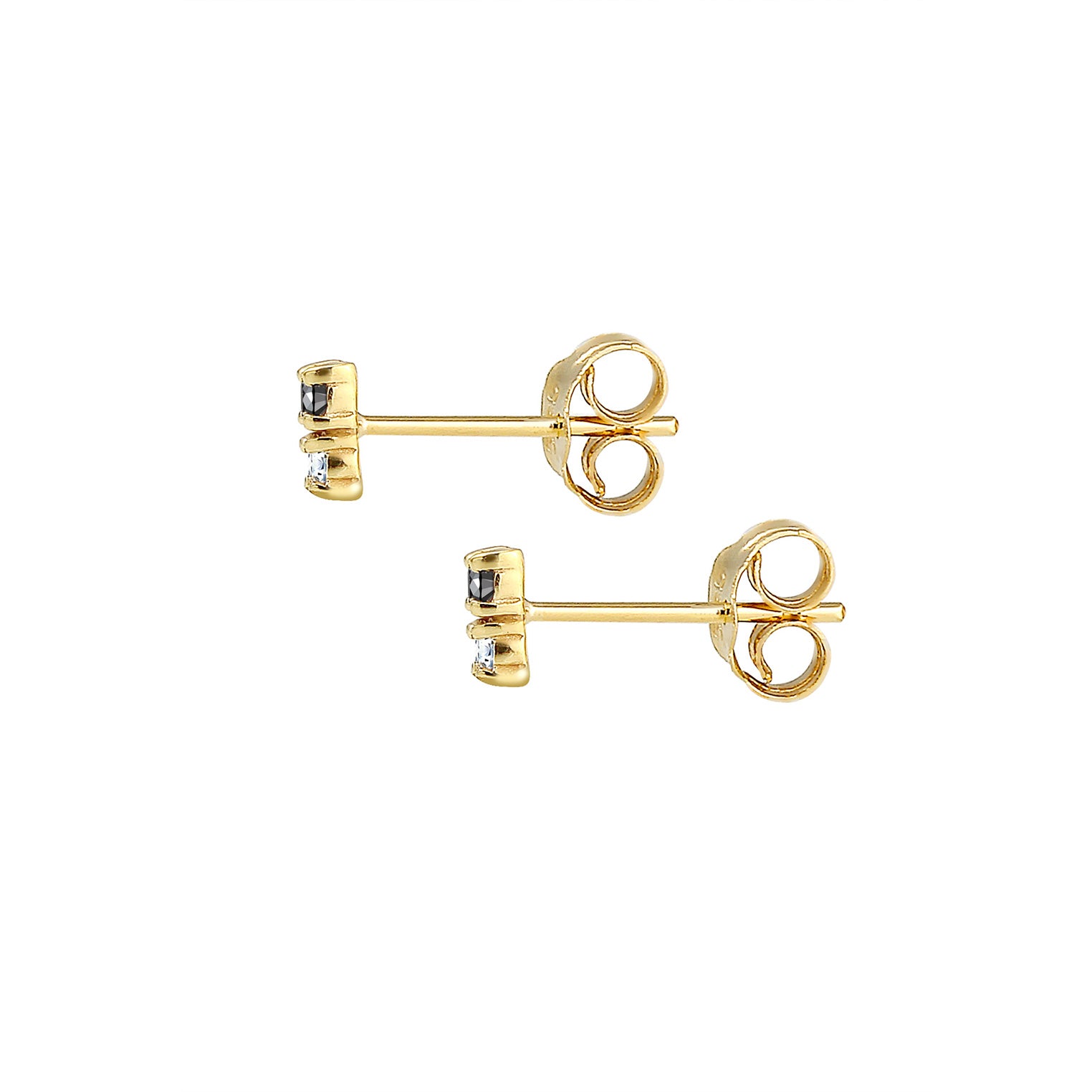 Gold - Elli DIAMONDS | Ohrstecker | Diamant ( Weiß, 0,12 ct ) | 375 Gelbgold