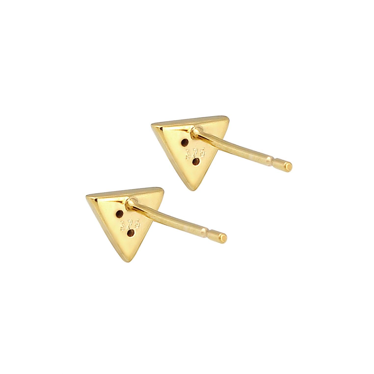 Gold - Elli DIAMONDS | Ohrstecker | Diamant ( Schwarz, 0,09 ct ) | 375 Gelbgold