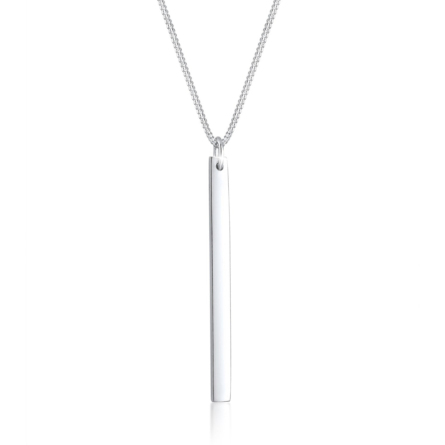 Silber - Elli | Halskette Stab | 925er Sterling Silber