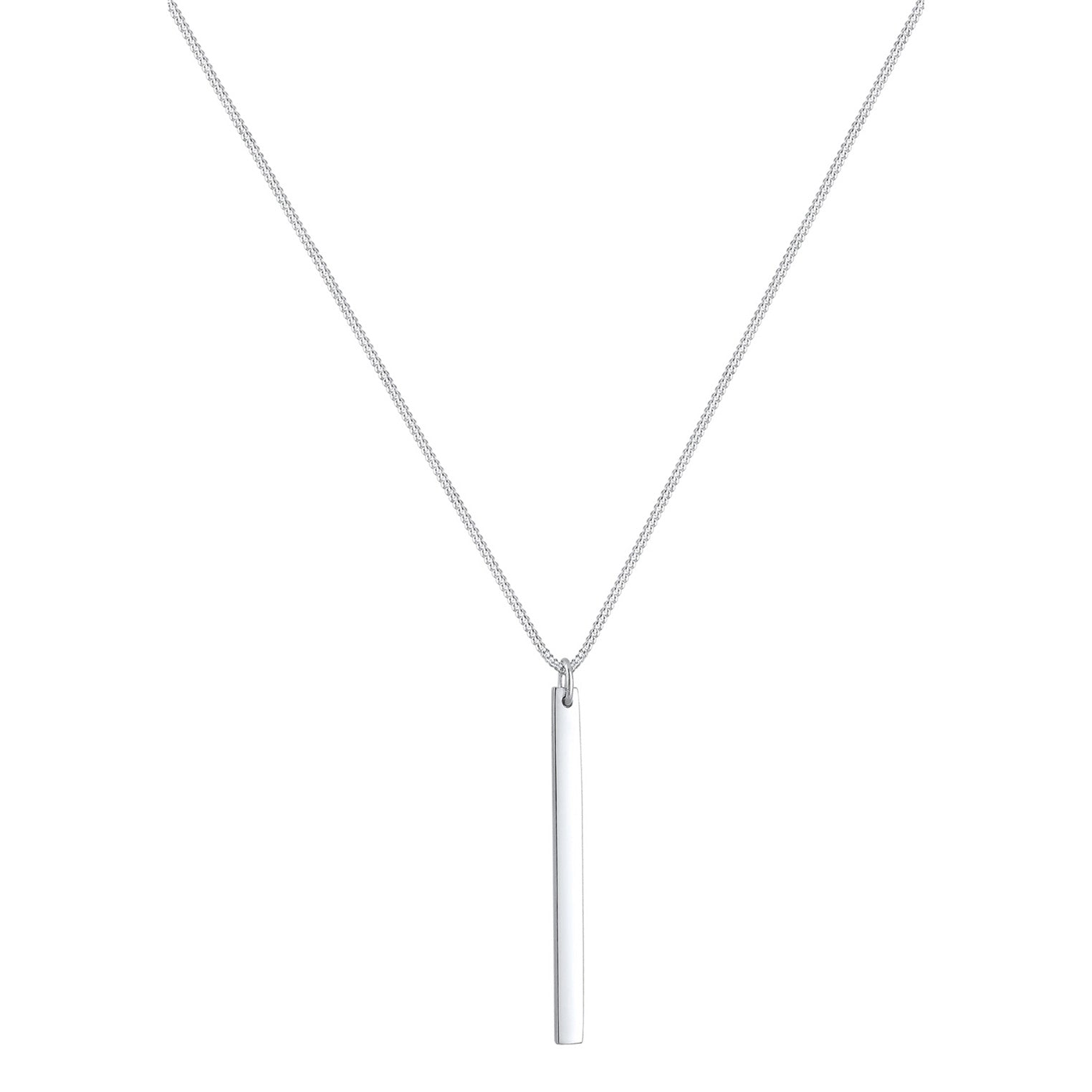 Silber - Elli | Halskette Stab | 925er Sterling Silber