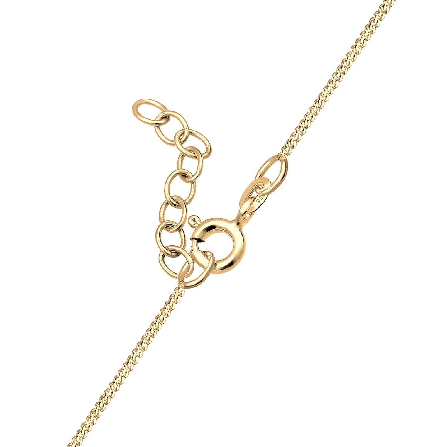 Gold - Elli | Halskette Astro Smiling | 925 Sterling Silber vergoldet