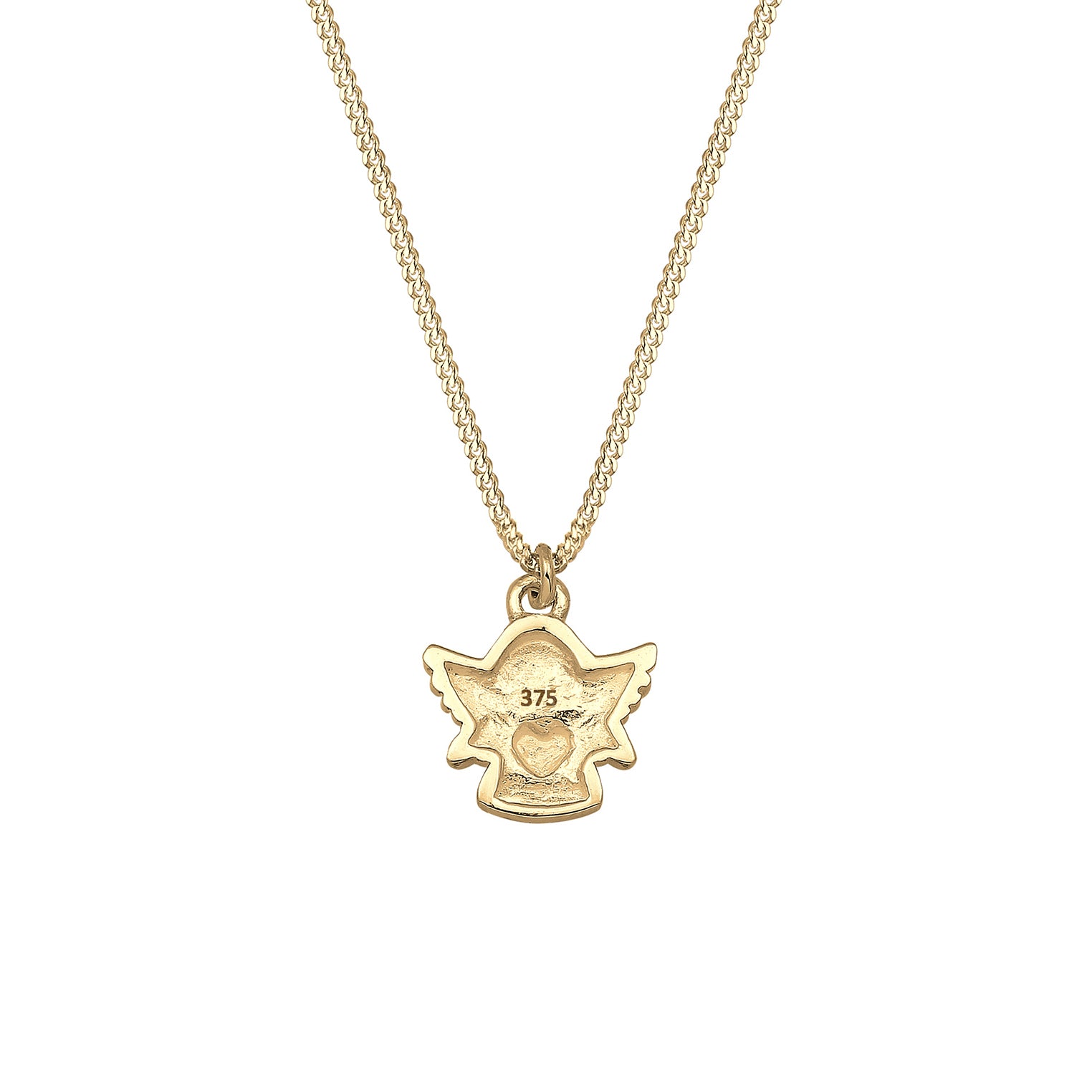 Gold - Elli PREMIUM | Halskette Engel | 375 Gelbgold