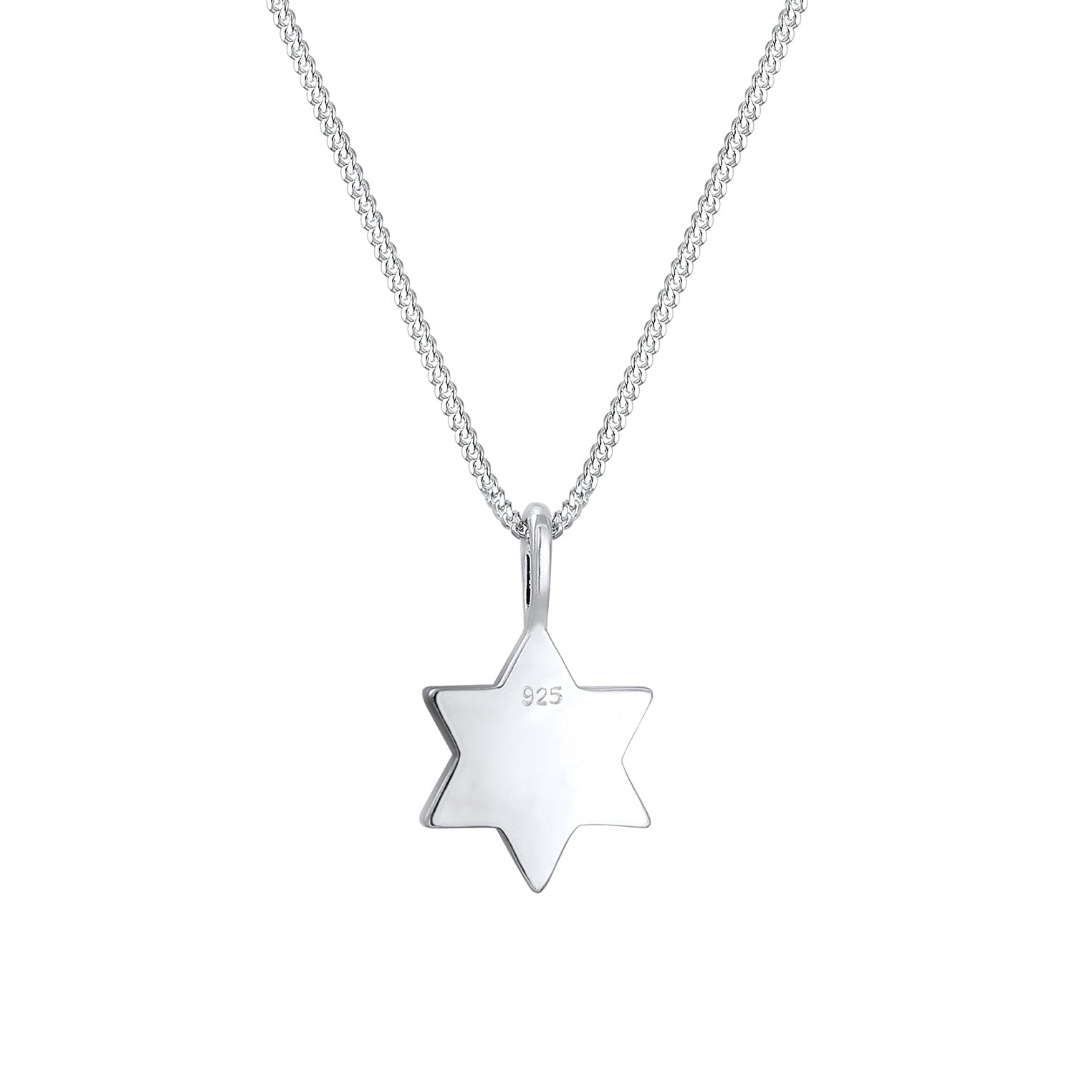 Silber - Elli | Halskette Astro | Kristall (Rosa) | 925er Sterling Silber