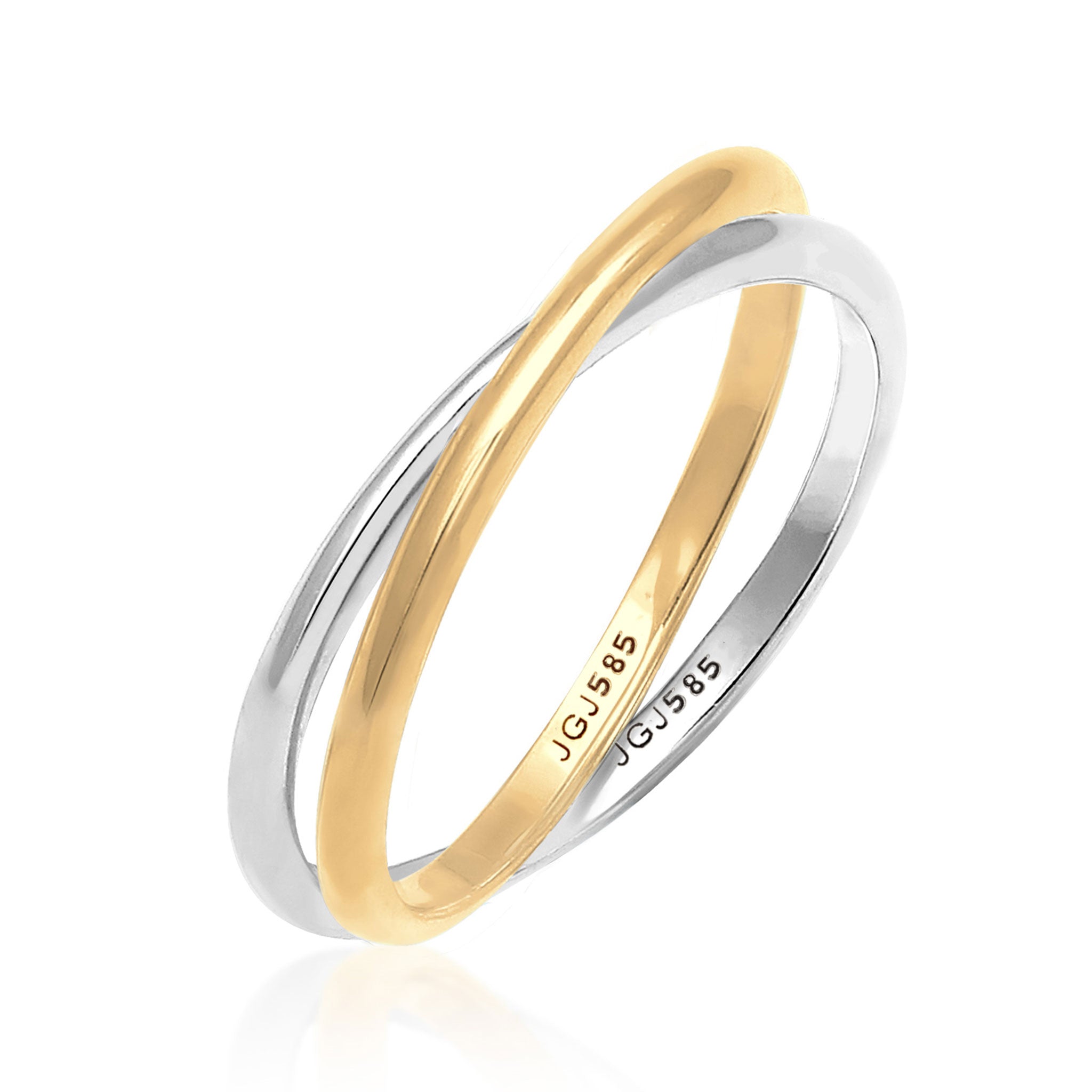 Gelbgold Ring Gold Damen Modern ONE ELEMENT Goldring »Zirkonia
