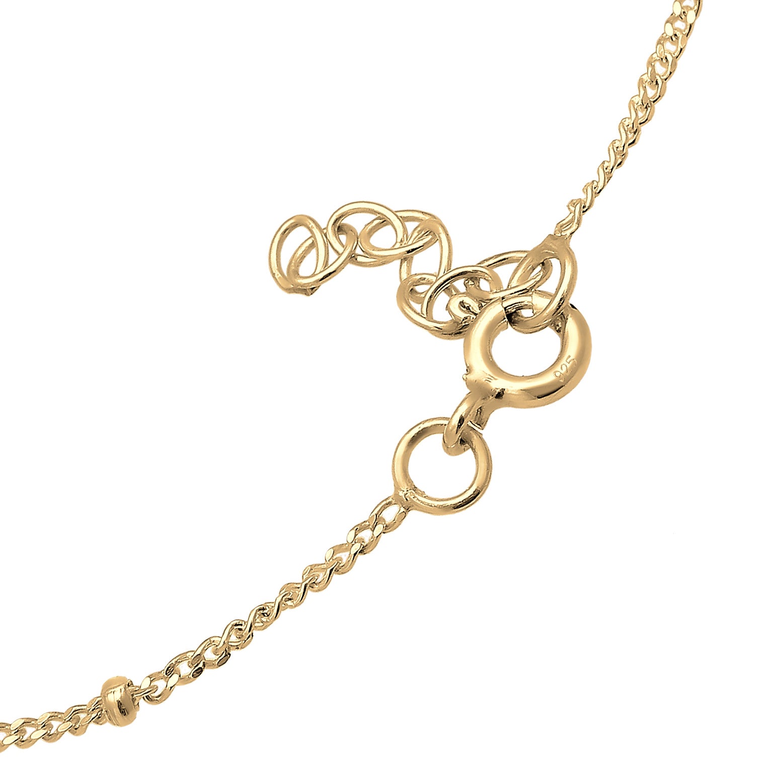 Gold - Elli | Armband Astro | Topas ( Weiß ) | 925 Sterling Silber vergoldet