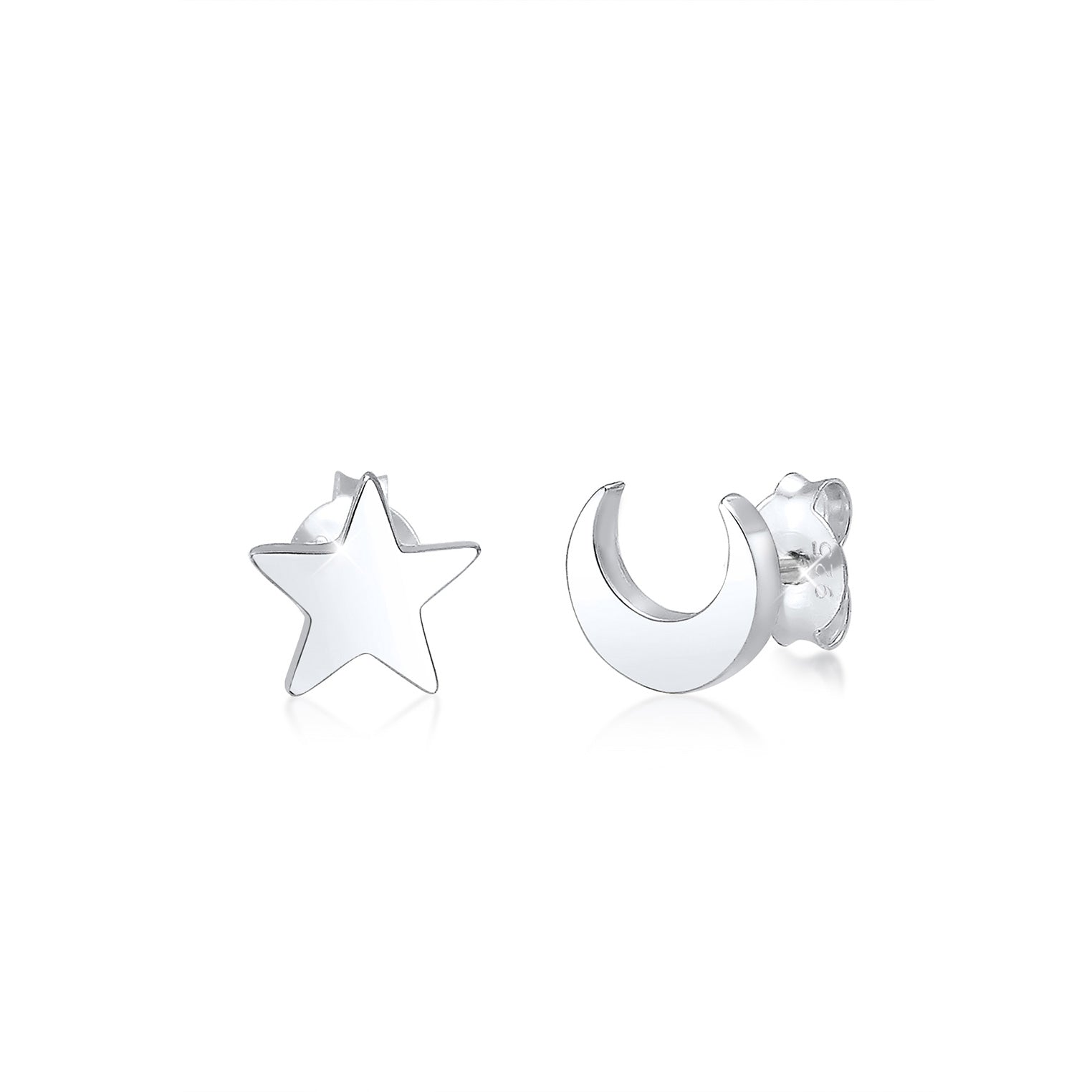 Silber - Elli | Ohrstecker Astro | 925er Sterling Silber