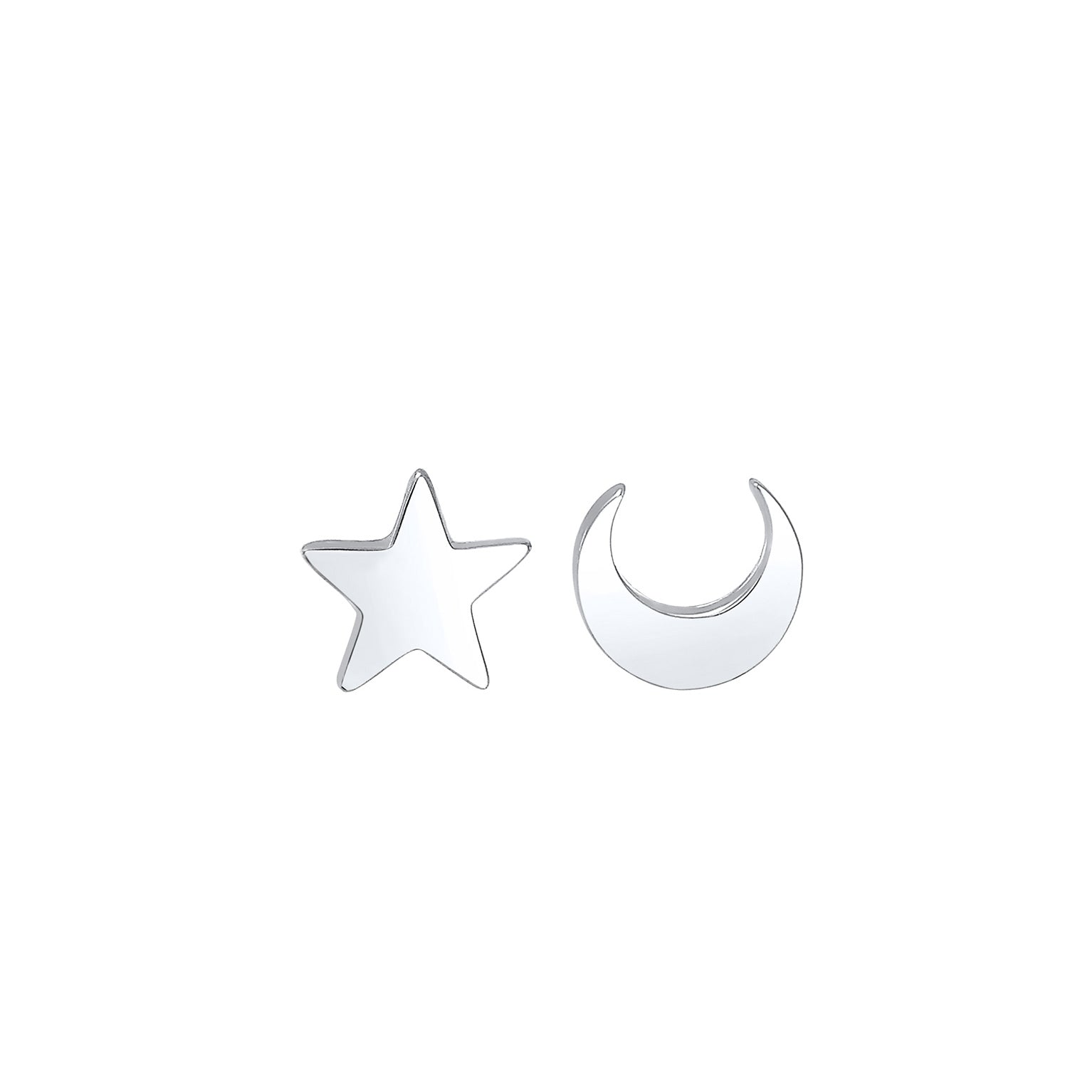 Silber - Elli | Ohrstecker Astro | 925er Sterling Silber