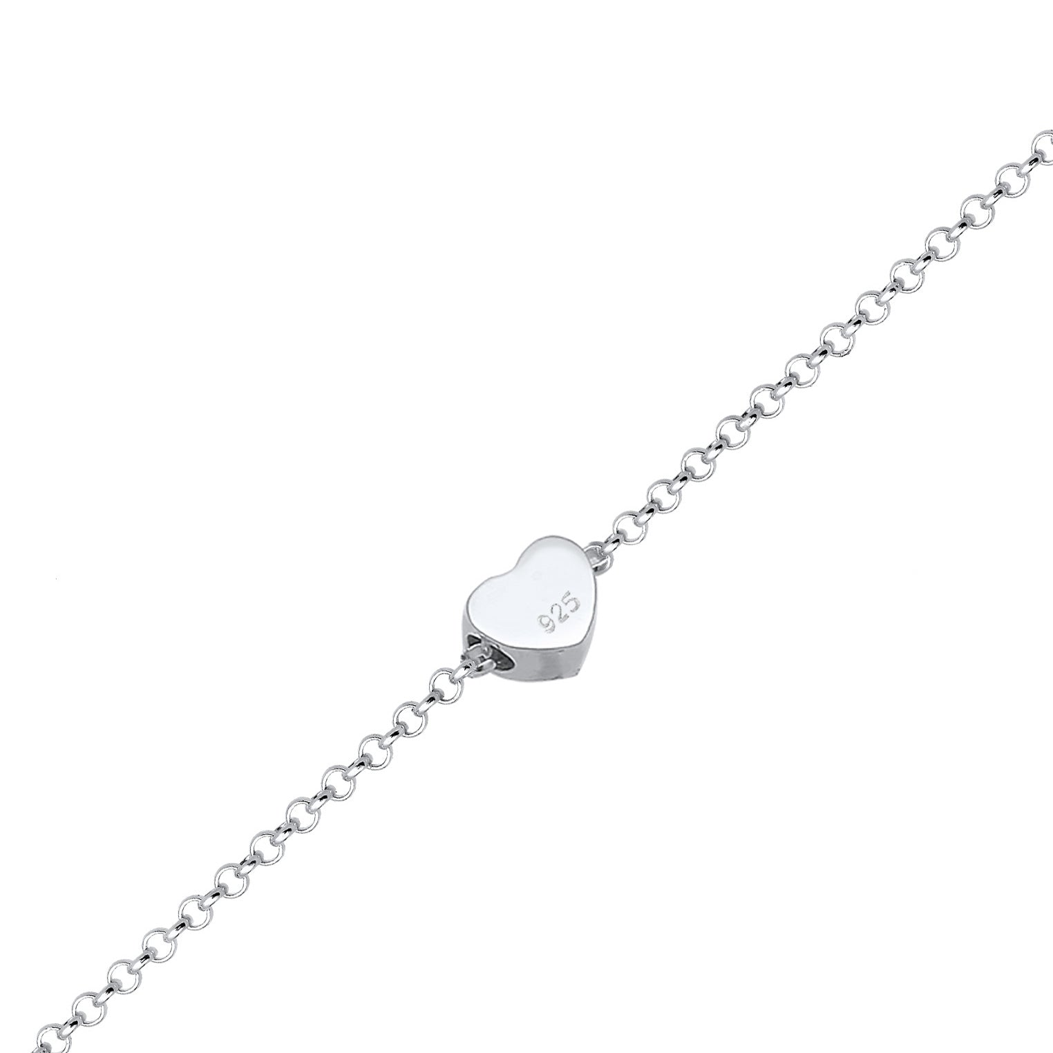 Silber - Elli | Armband Herz | 925er Sterling Silber