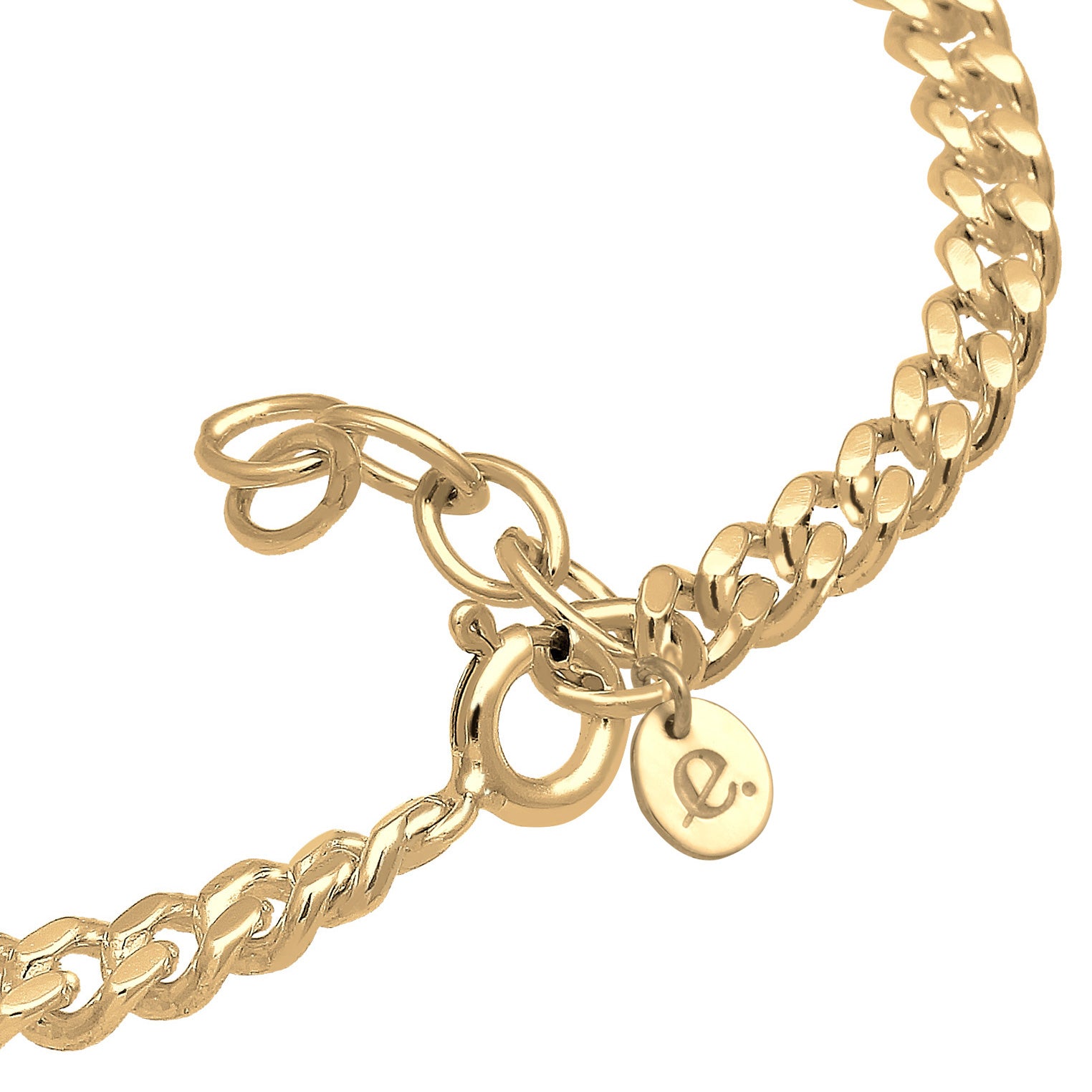 Gold - Elli PREMIUM | Armband | Quarz (Grün) | 925 Sterling Silber vergoldet