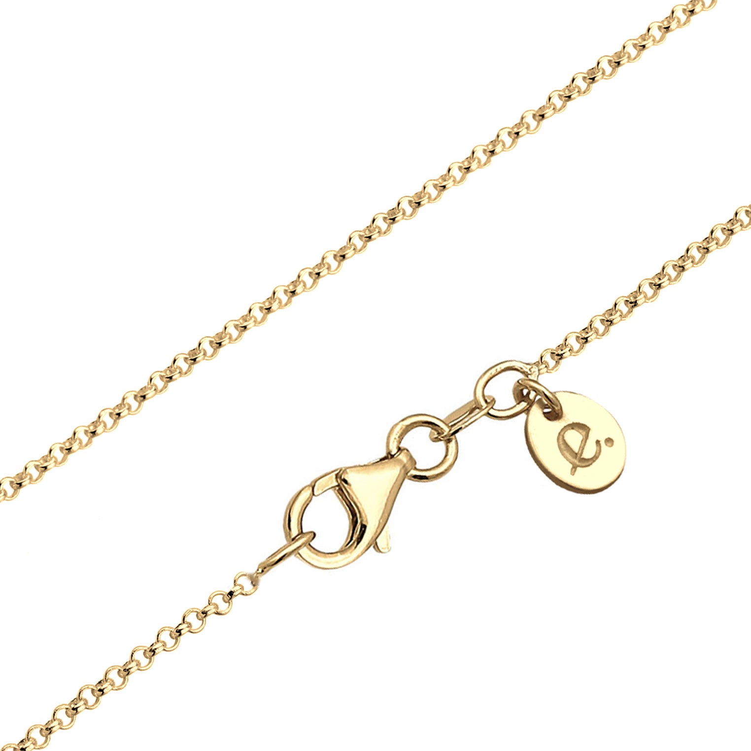 Gold - Elli PREMIUM | Halskette | Quarz (Grün) | 925 Sterling Silber vergoldet