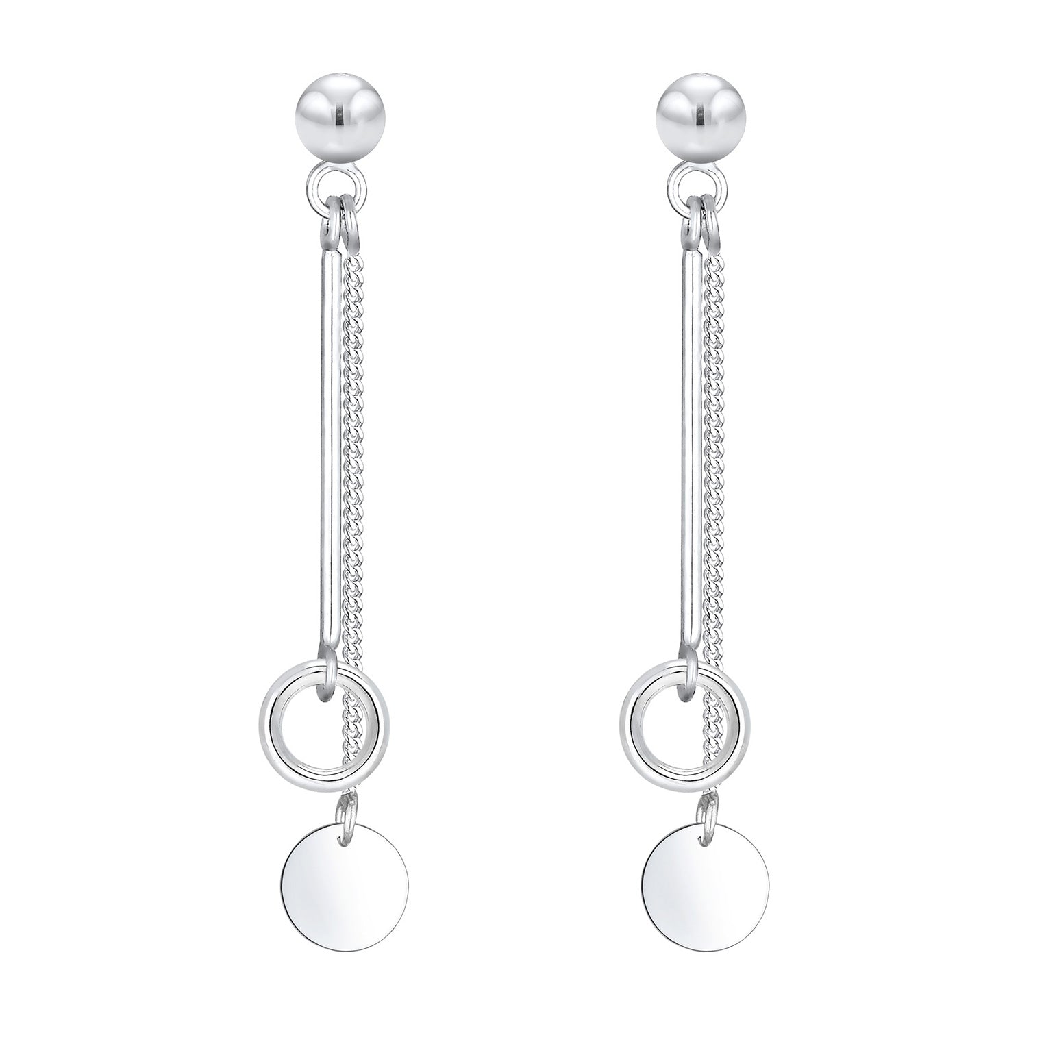 Silber - Elli | Ohrhänger Ear Chain | 925er Sterling Silber