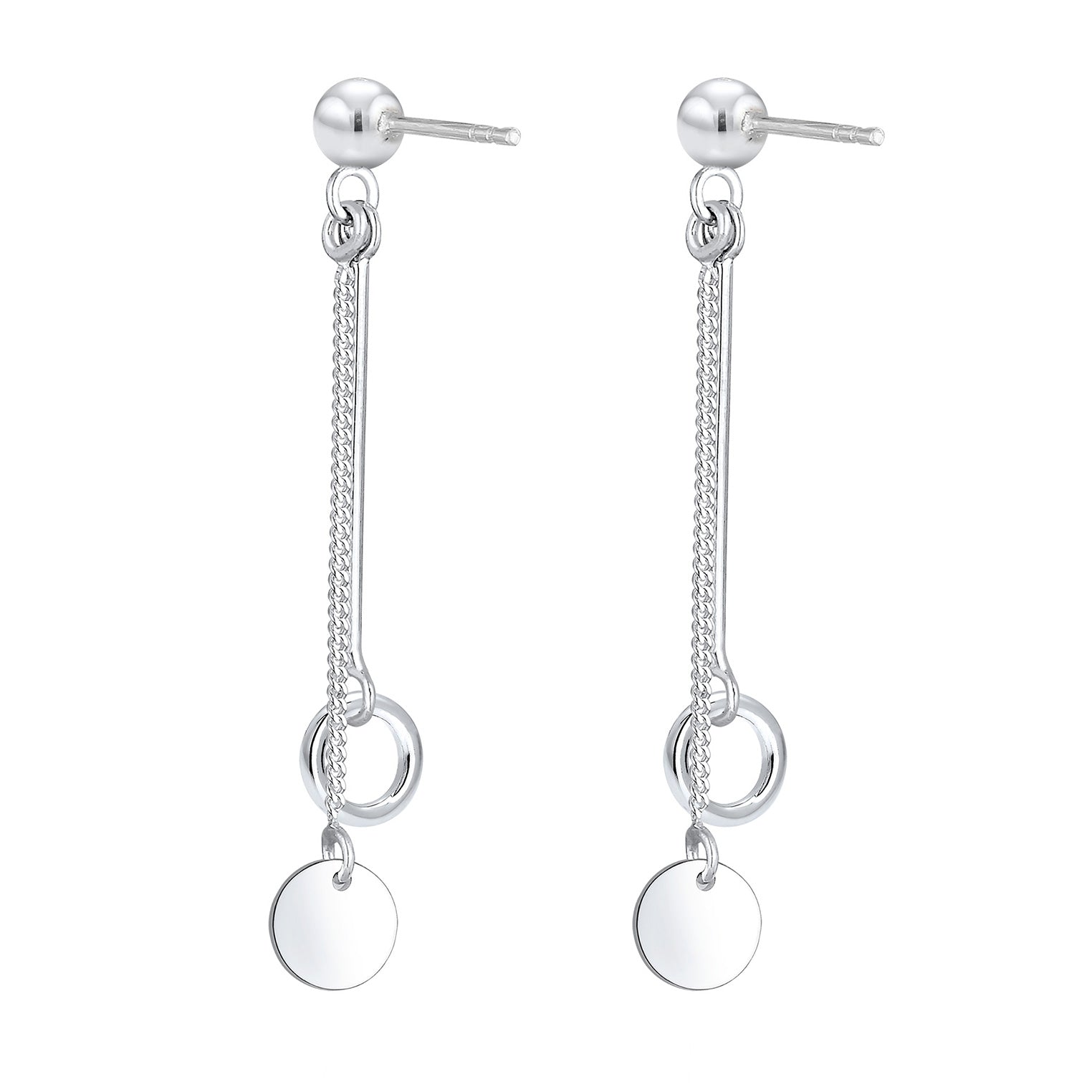 Silber - Elli | Ohrhänger Ear Chain | 925er Sterling Silber