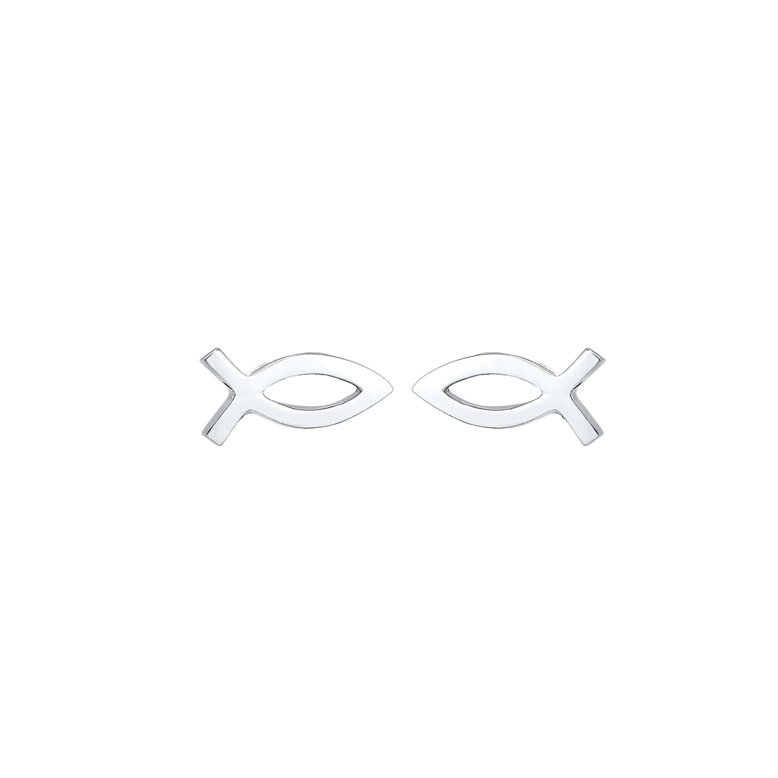 Silber - Elli | Ohrring Fisch | 925er Sterling Silber