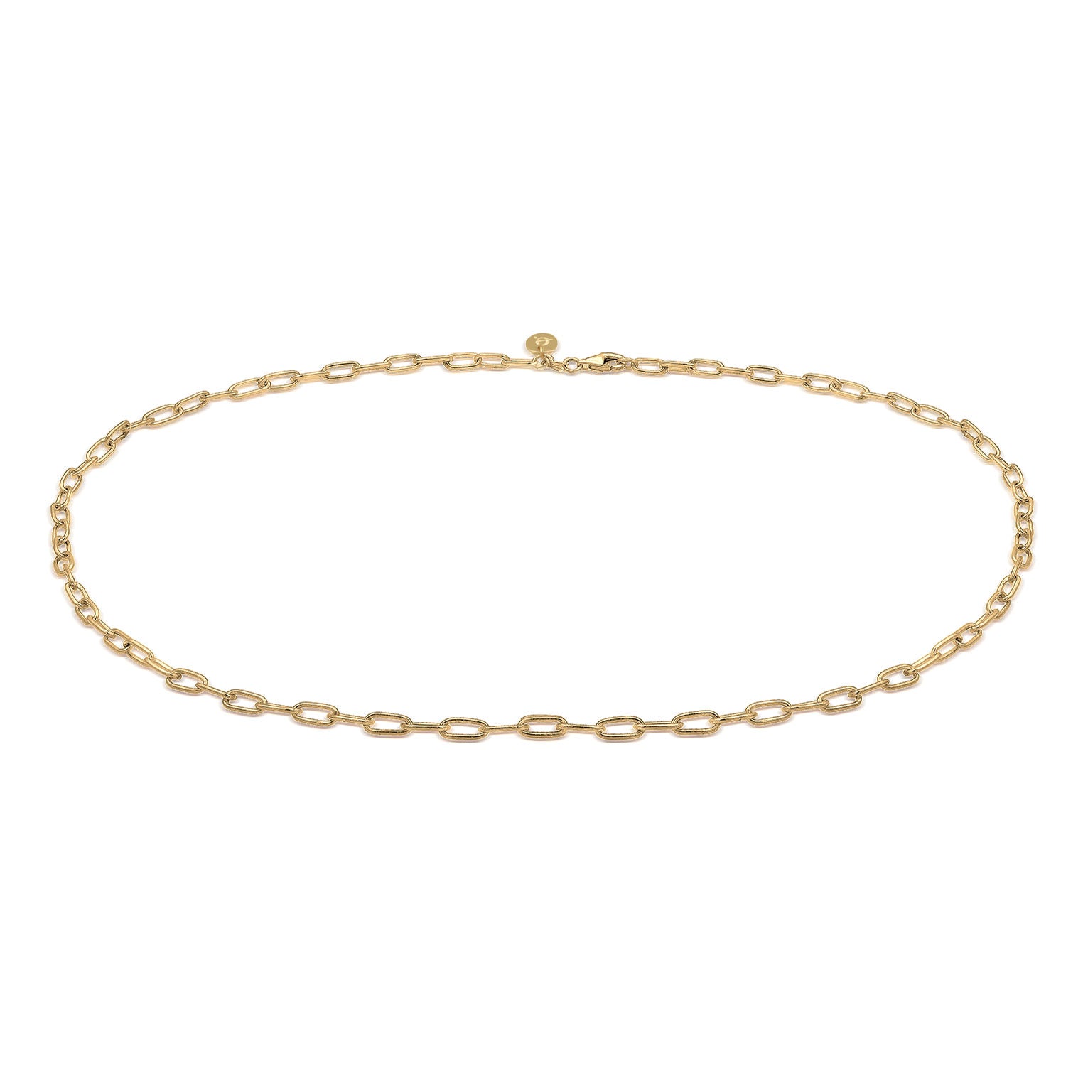 Gold - Elli PREMIUM | Glieder-Halskette | 925 Sterling Silber vergoldet