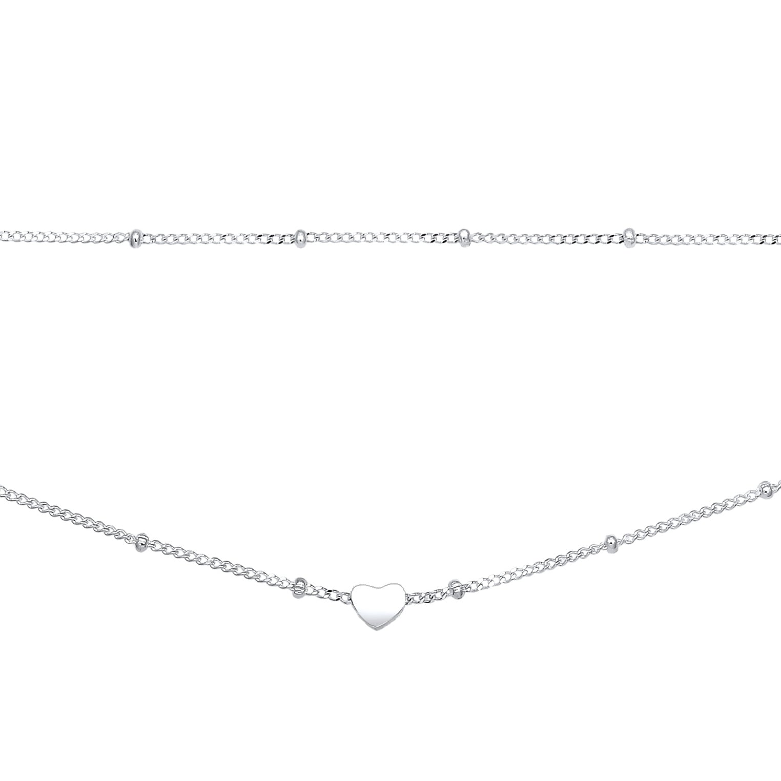 Silber - Elli | Layer-Choker | 925er Sterling Silber
