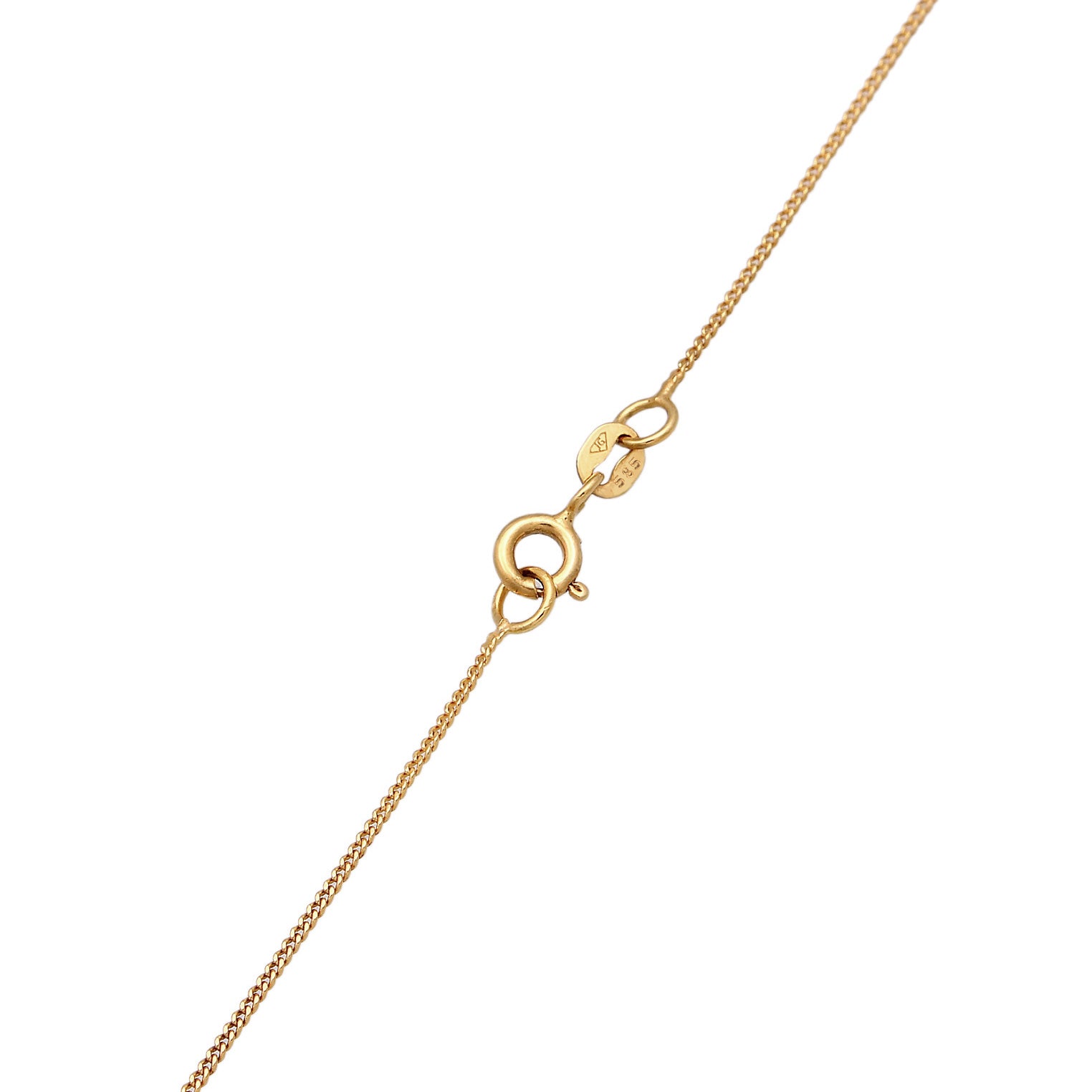 Gold - Elli DIAMONDS | Schmuckset  Kreuz | Diamant ( Weiß, 0,075 ct ) | 585 Gelbgold