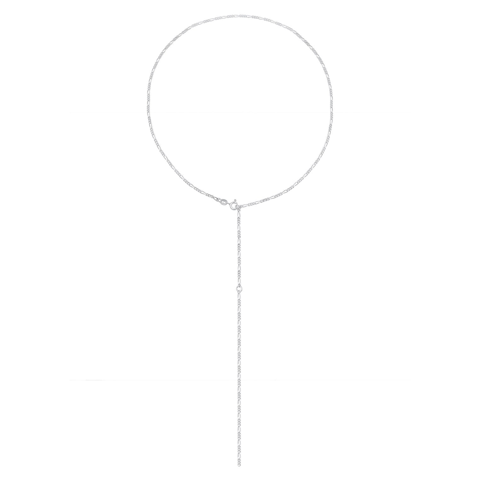 Silber - Elli | Figaro-Y-Halskette | 925er Sterling Silber