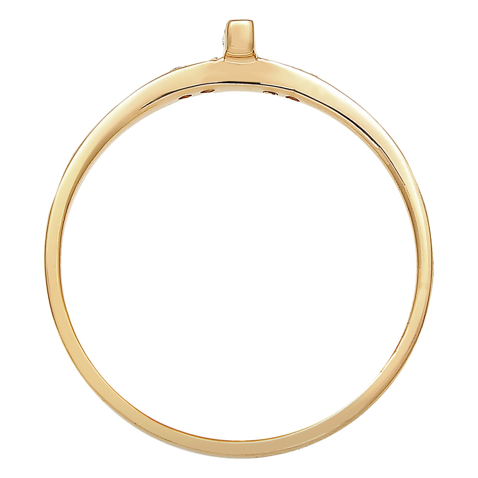 Gold - Elli DIAMONDS | Verlobungsring | Diamant ( Weiß, 0,02 ct ) | 585 Gelbgold