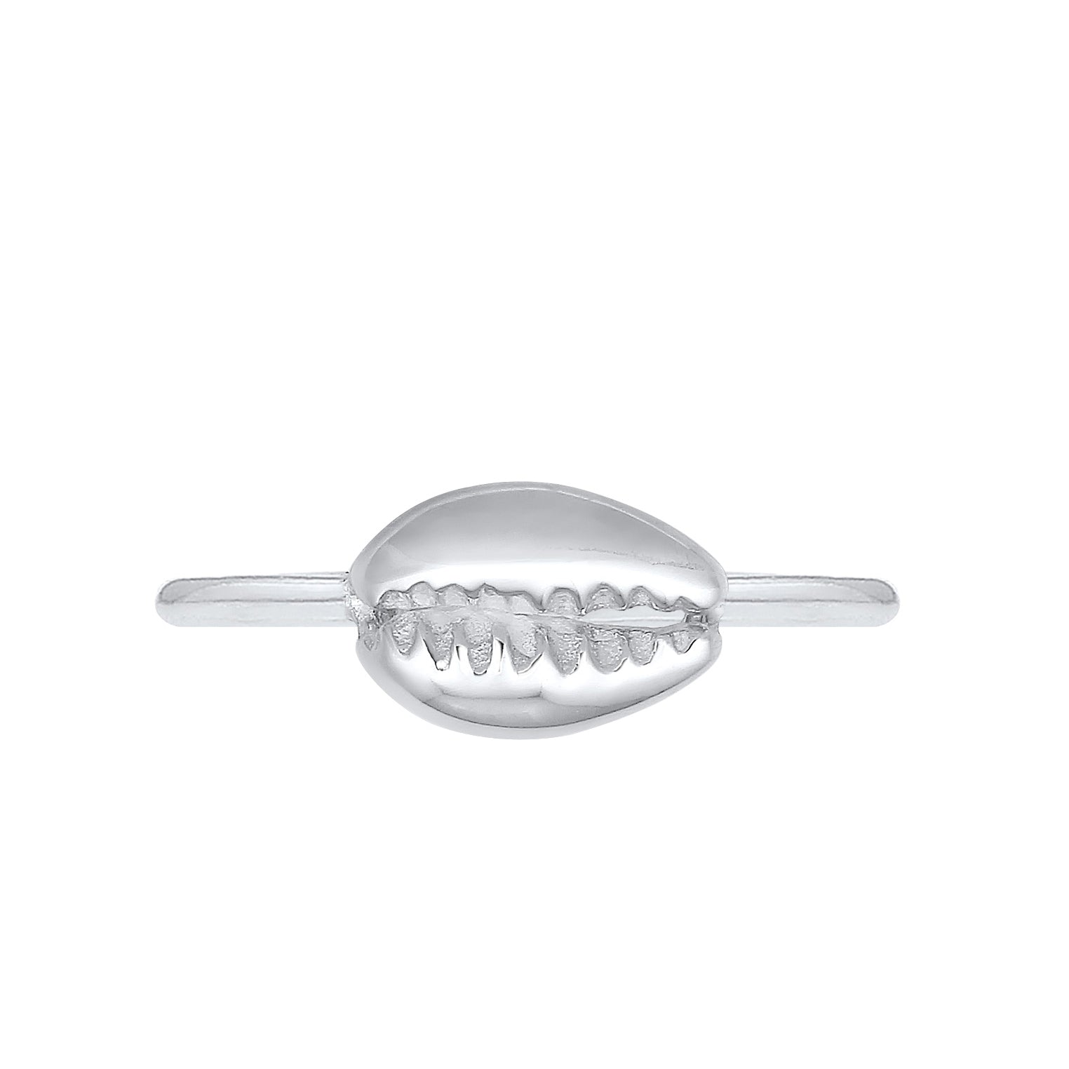 Silber - Elli | Ring Muschel | 925er Sterling Silber