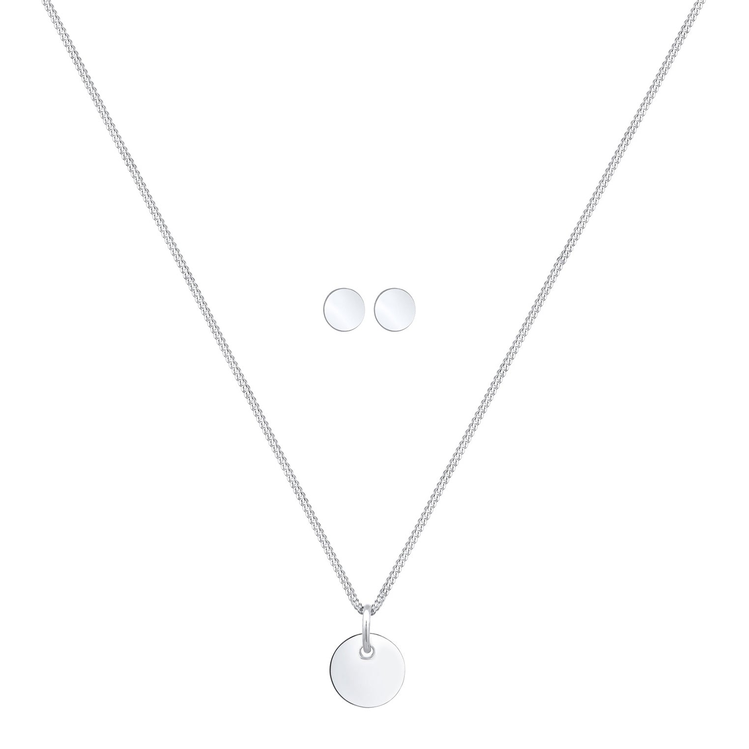 Silber - Elli | Schmuckset  Geo | 925er Sterling Silber