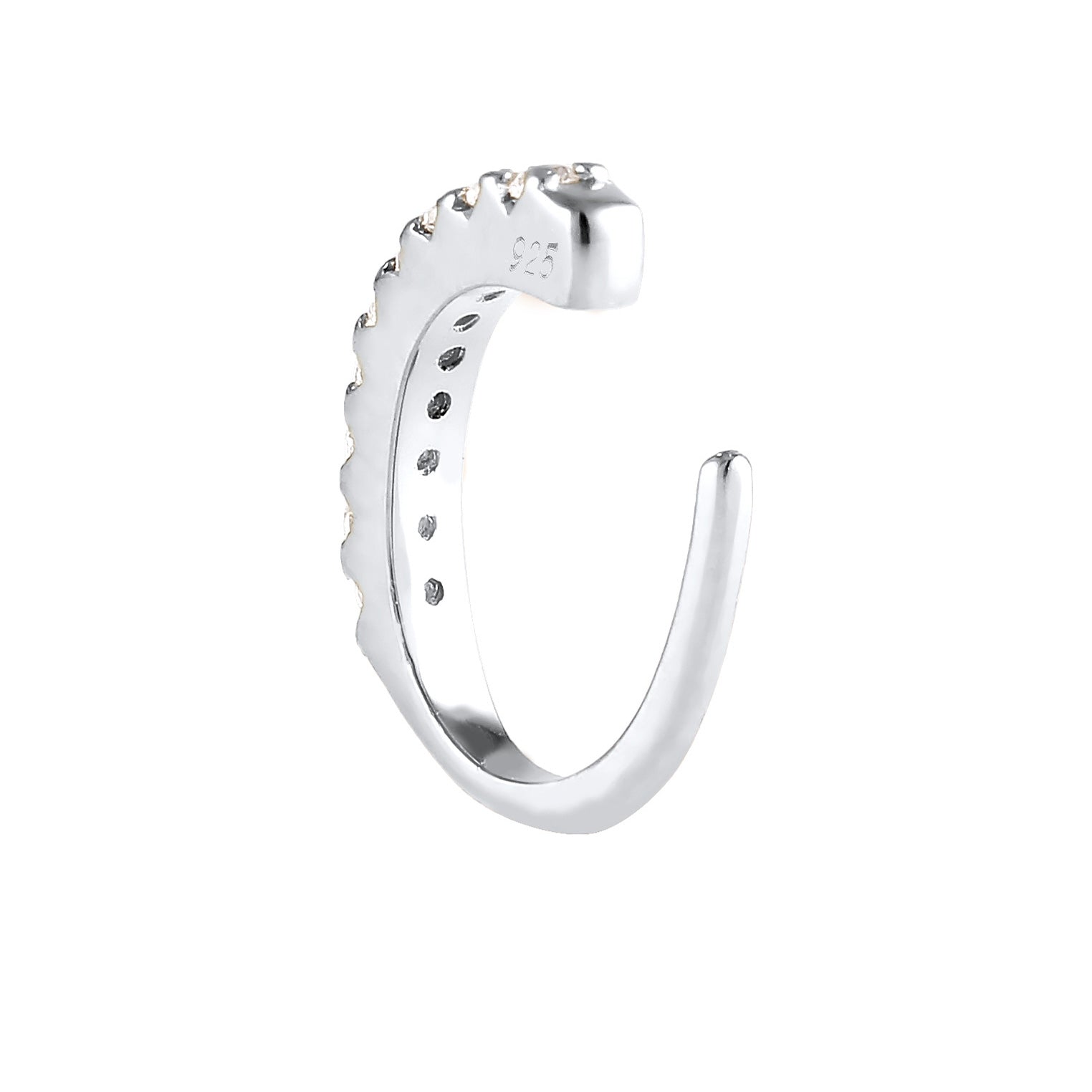 Silber - Elli | Single Earcuff | Zirkonia | 925er Sterling Silber