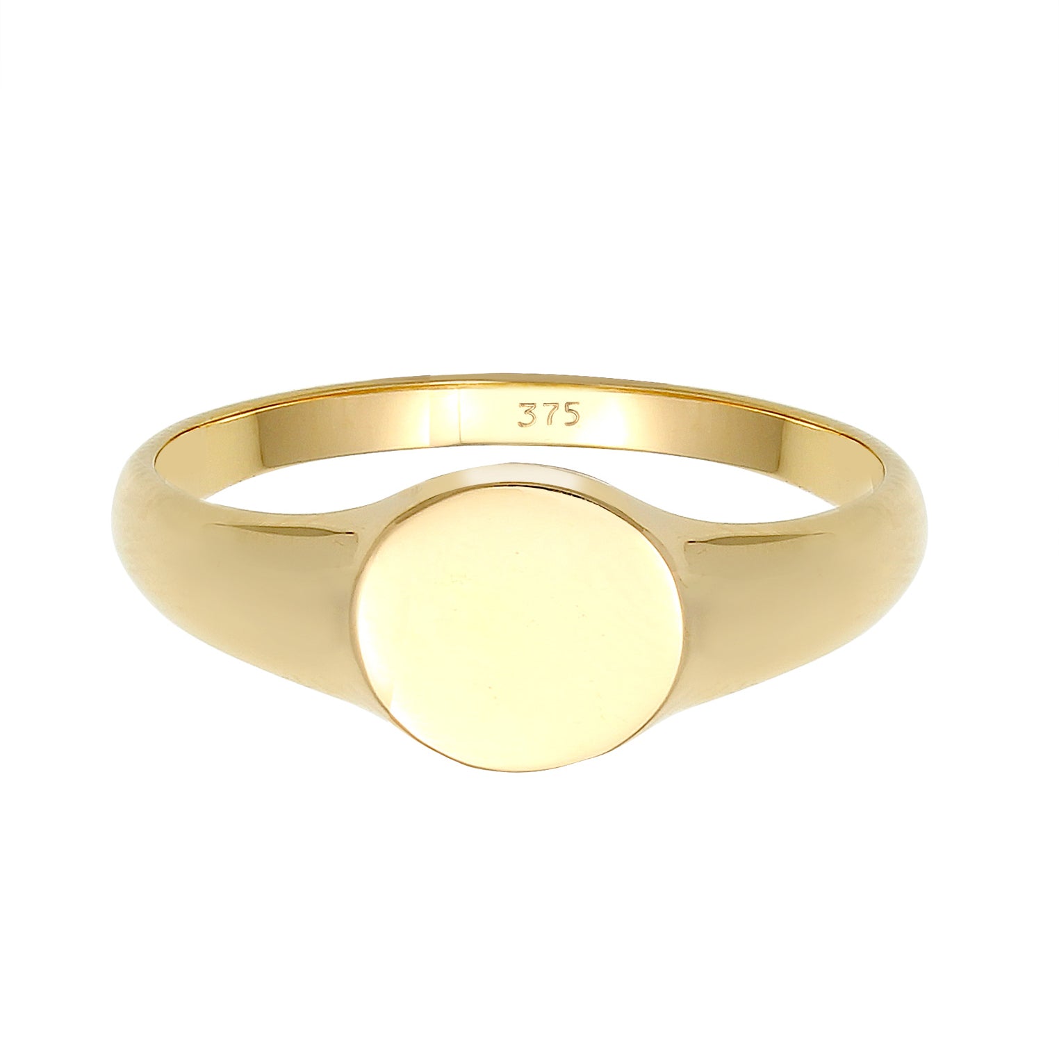 Gold - Elli PREMIUM | Siegelring | 375 Gelbgold