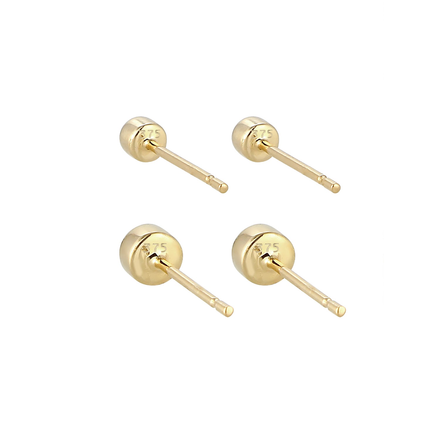 Gold - Elli PREMIUM | Ohrstecker | Topas ( Weiß ) | 375 Gelbgold