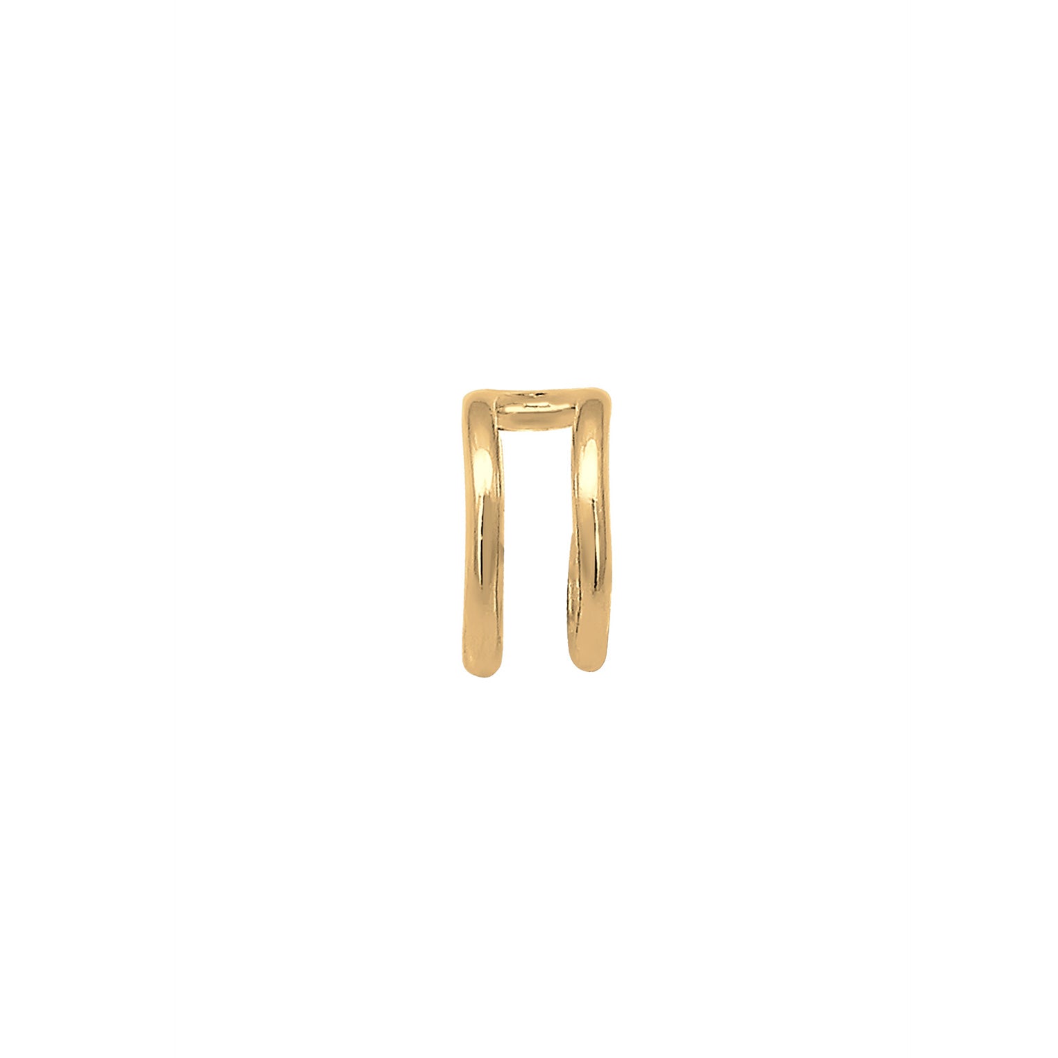 Gold - Elli | Single Earcuff | 925 Sterling Silber vergoldet