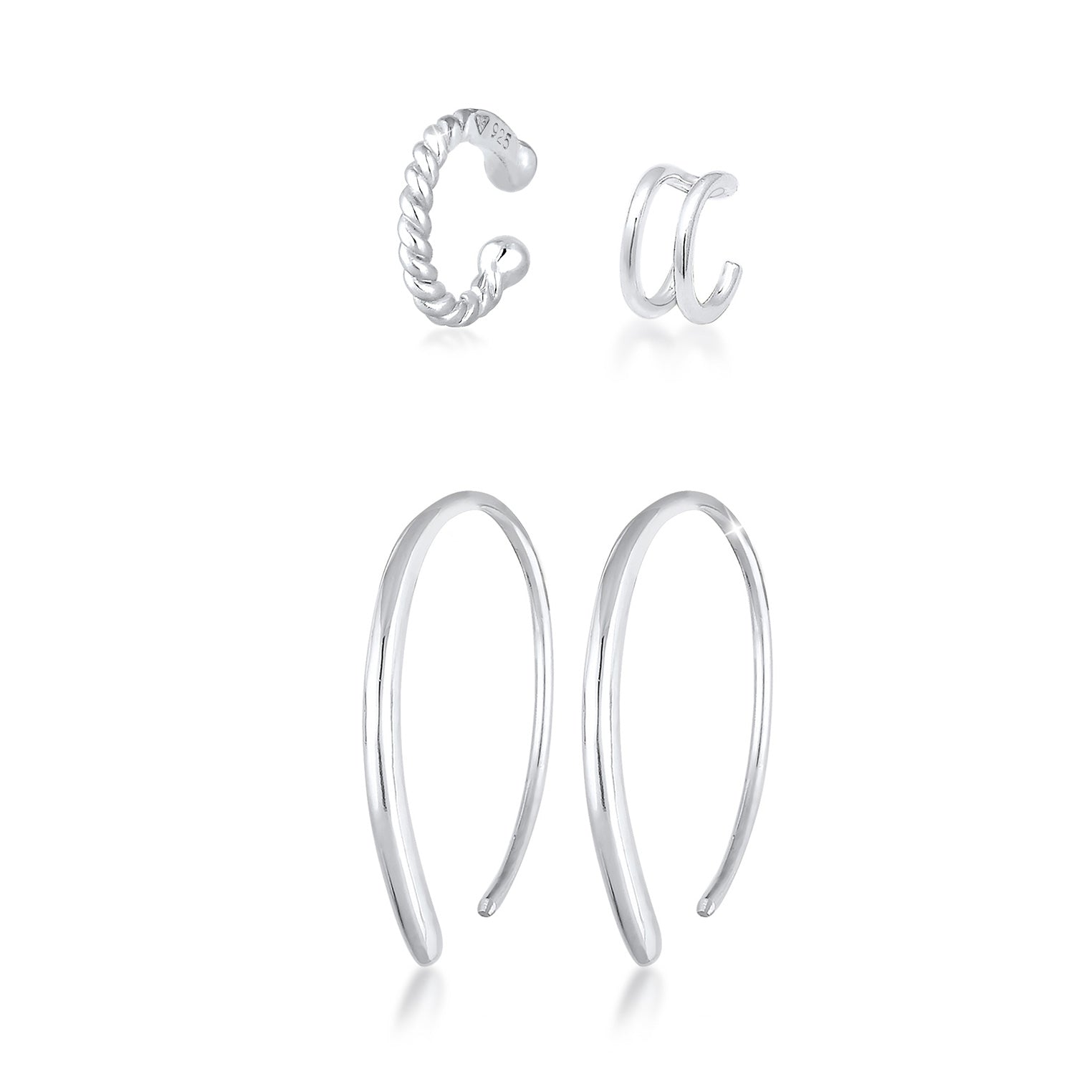 Silber - Elli | Ohrringset | 925er Sterling Silber