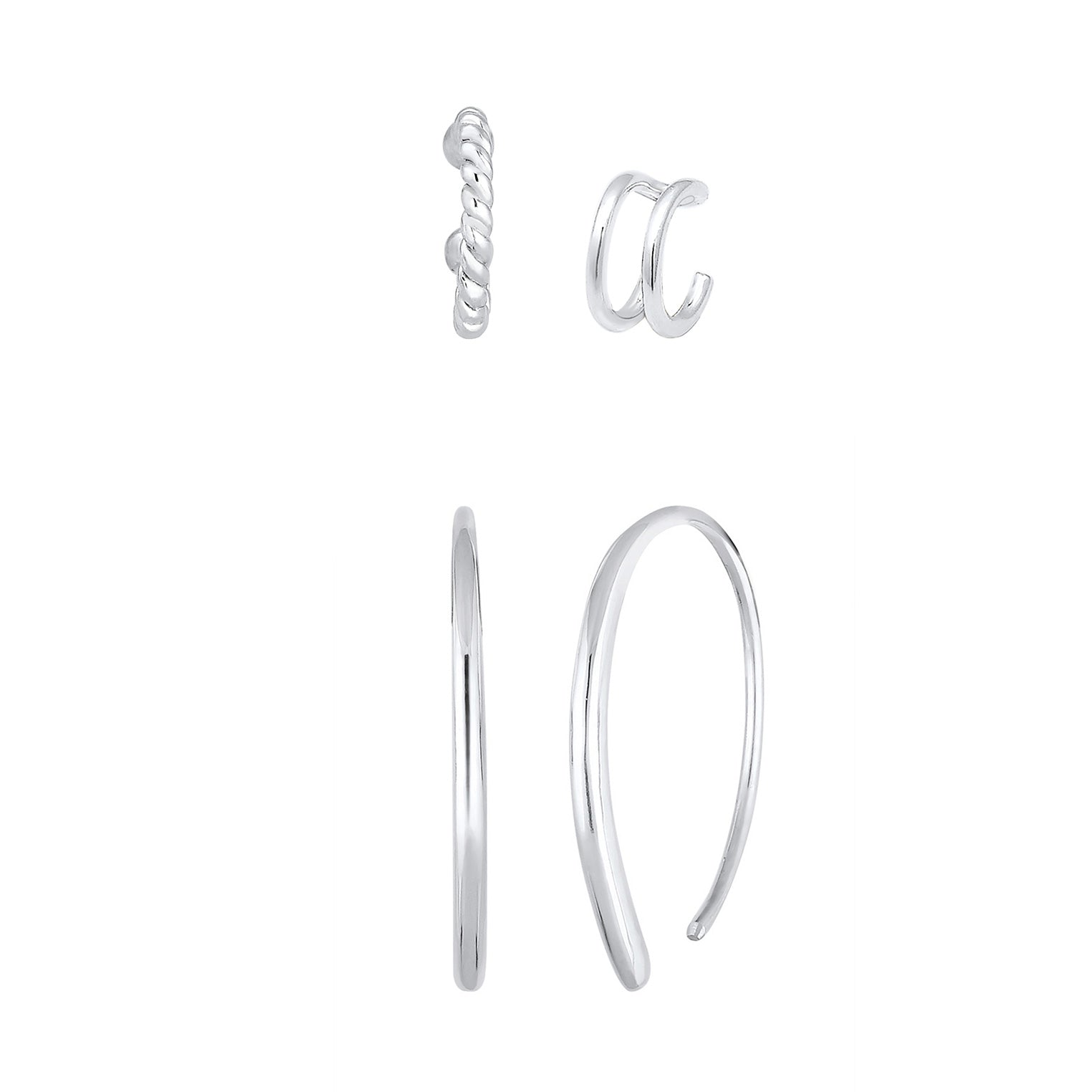 Silber - Elli | Ohrringset | 925er Sterling Silber